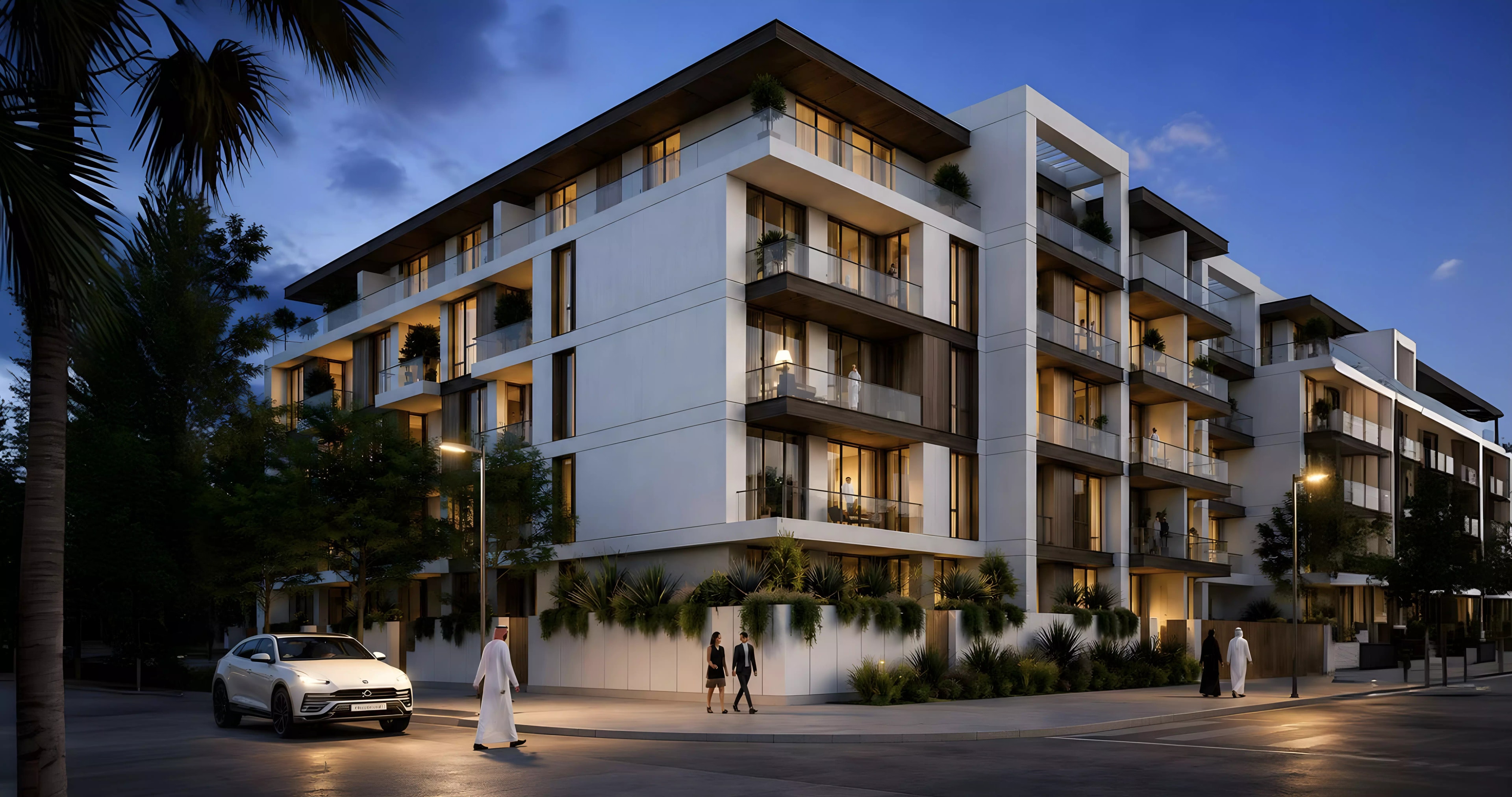 Impressie van Delvara Residence, appartementen van Cavara Developments in Jumeirah Village Triangle, Dubai