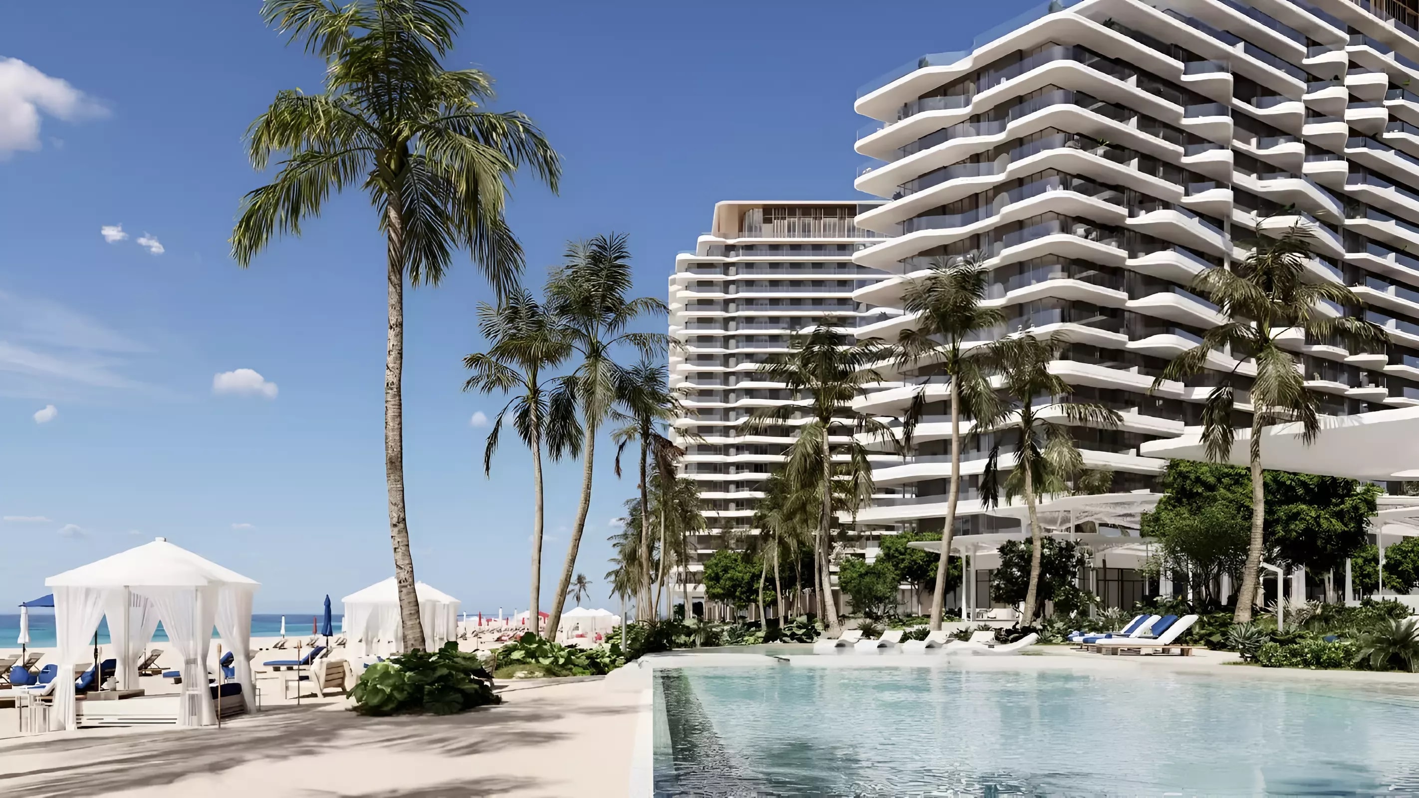 Impressie van Miami Beach Residence, appartementen van MGS Development in Dubai Islands, Dubai