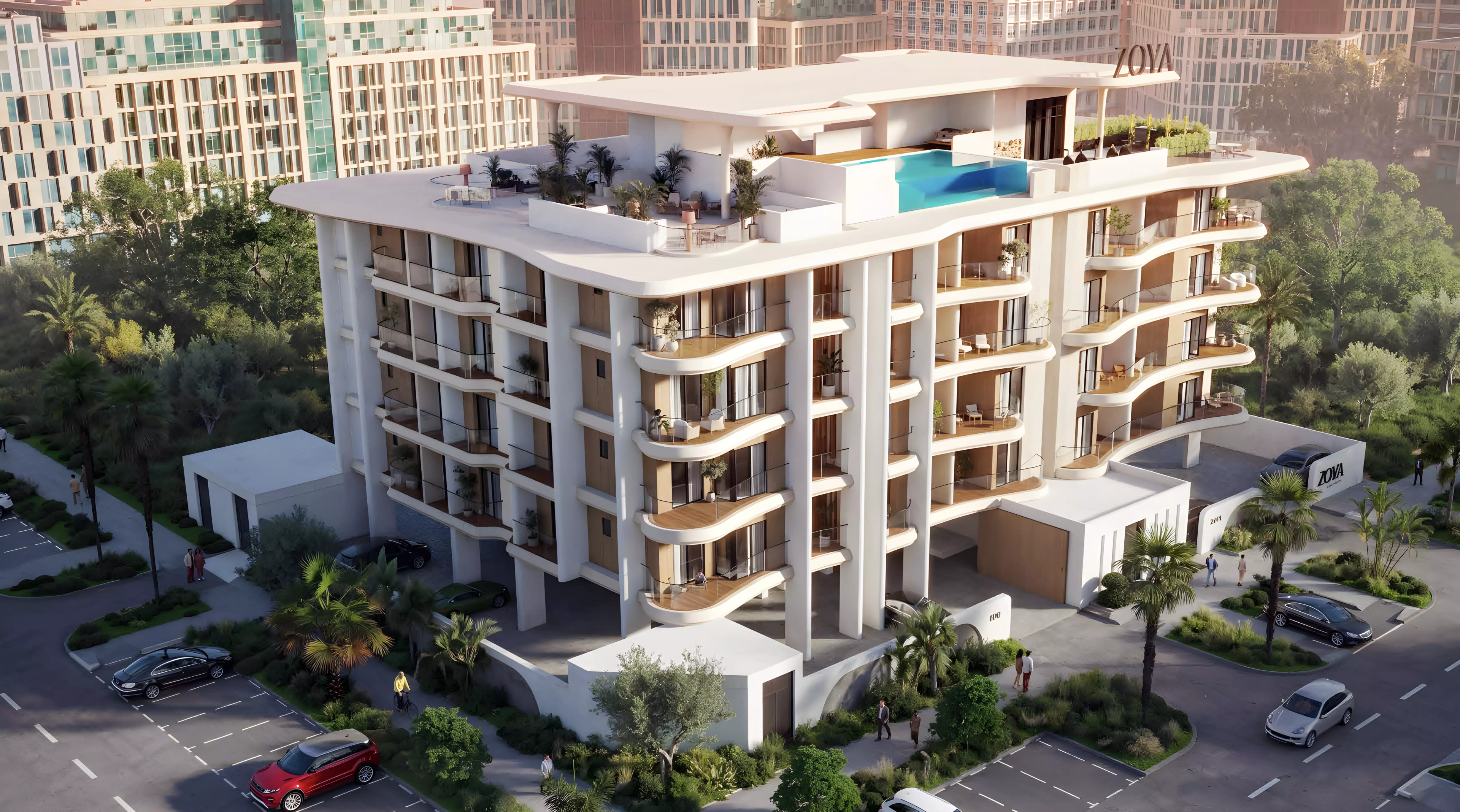 Impressie van Calisi, appartementen van Zoya Developments in Dubai South (Dubai World Central), Dubai