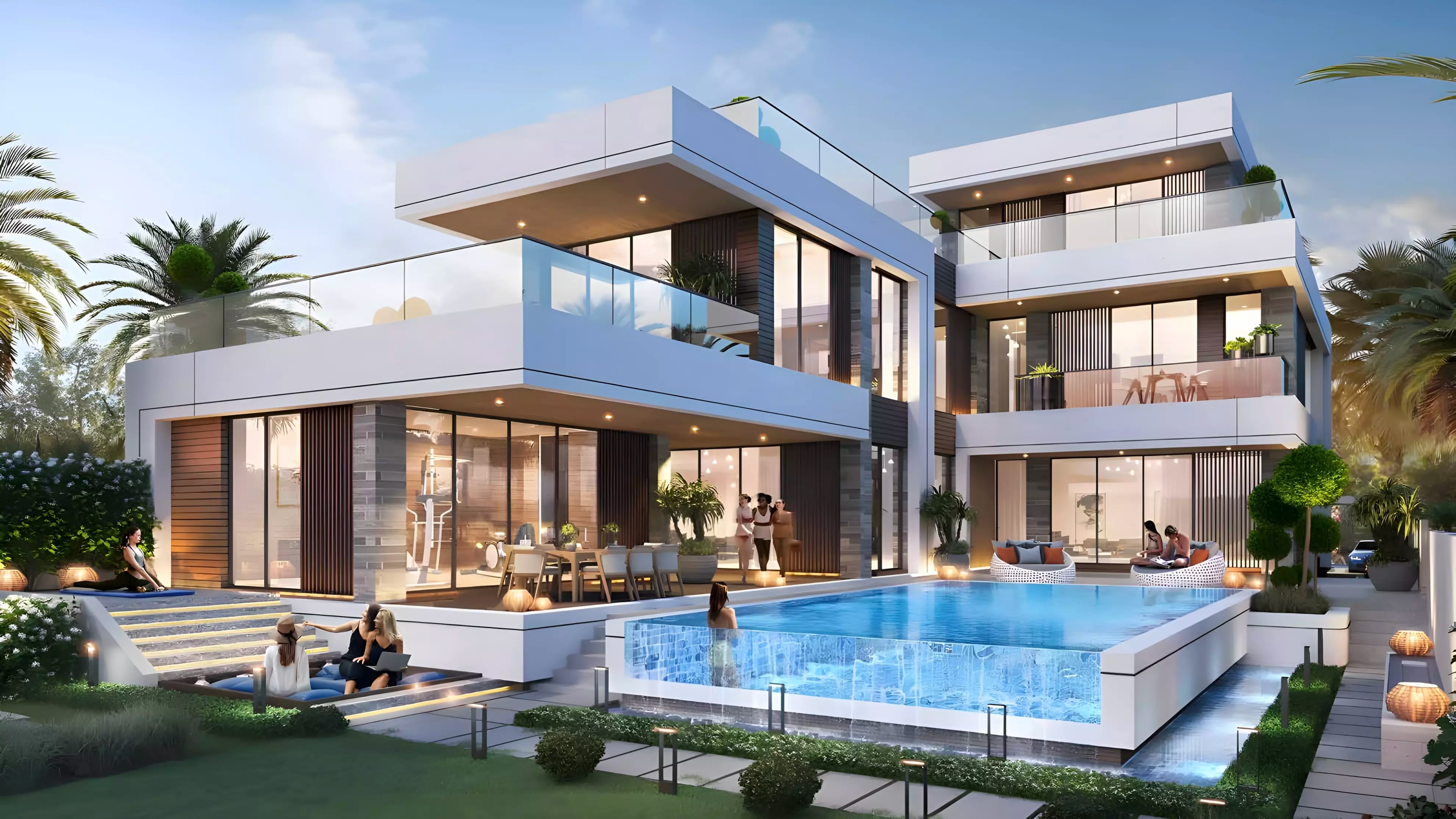 Impressie van Damac Islands, woningen van Damac Properties in Dubai