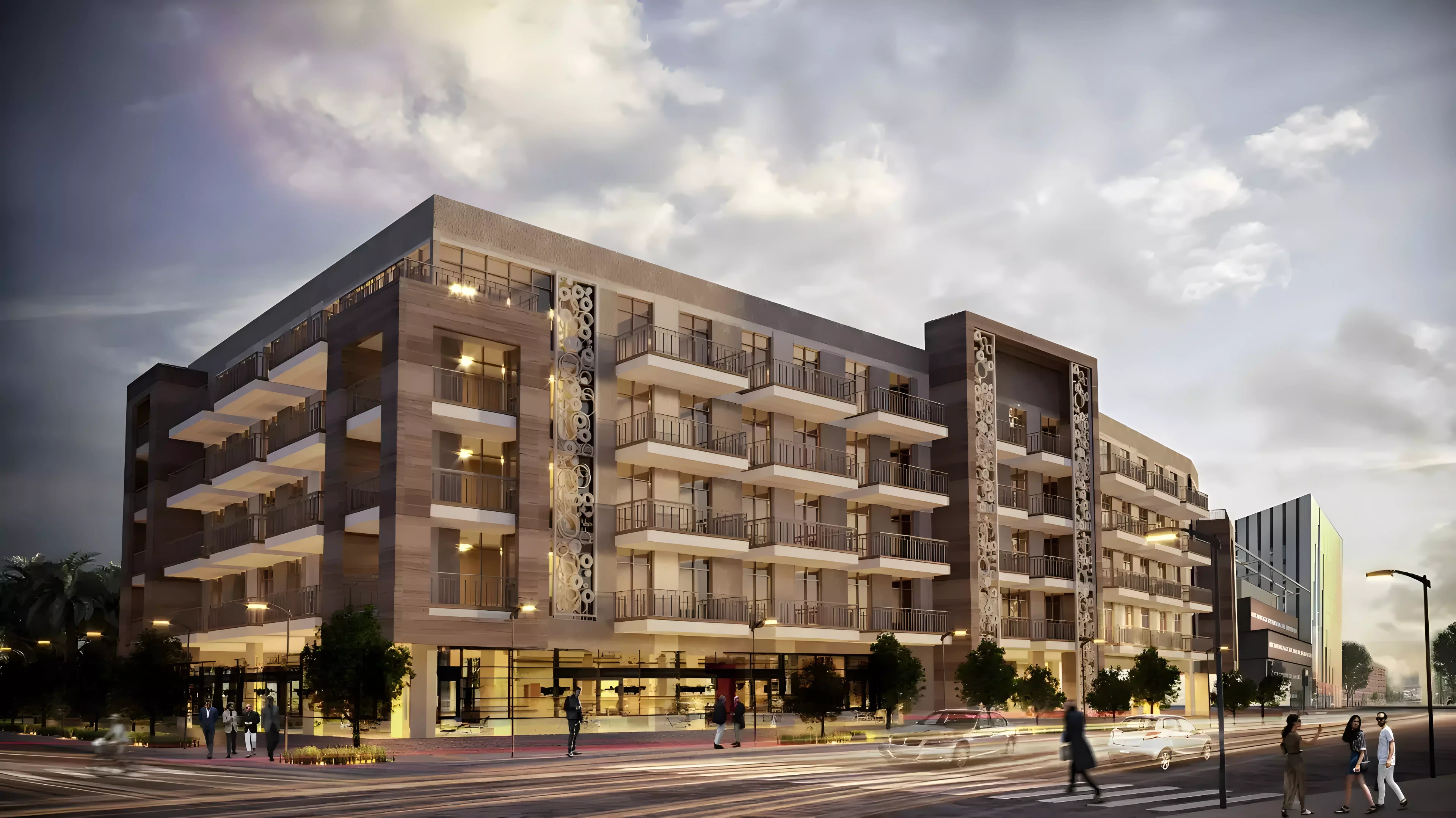 Impressie van RR Residence, appartementen van Rashed Aljabri Real Estate Development in Dubai South (Dubai World Central), Dubai