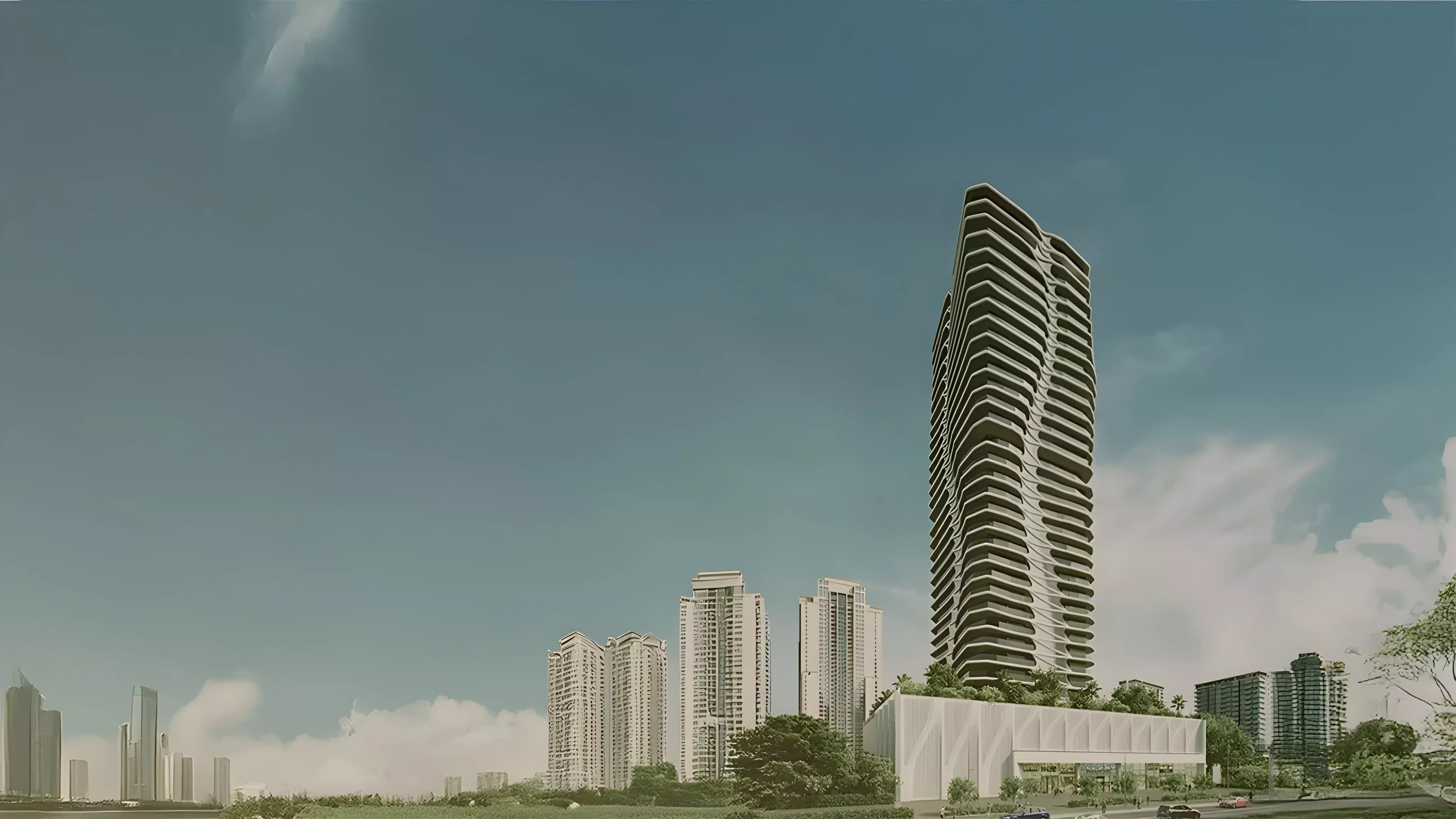Impressie van Nostalgia Tower, appartementen van Samha Development in Majan, Dubai