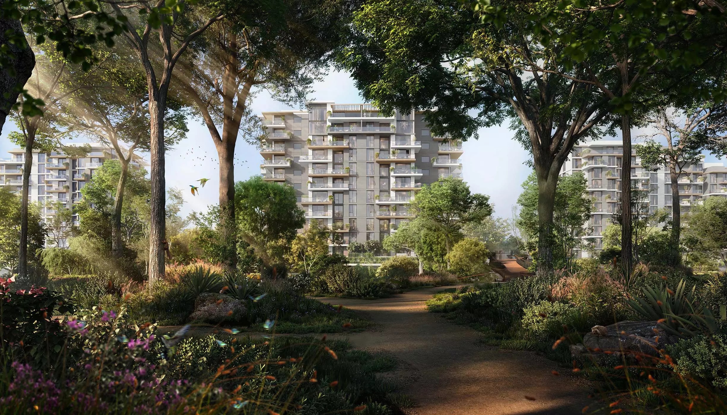 Impressie van Lacina By Majid Al Futtaim, woningen van Majid Al Futtaim in Ghaf Woods, Dubai