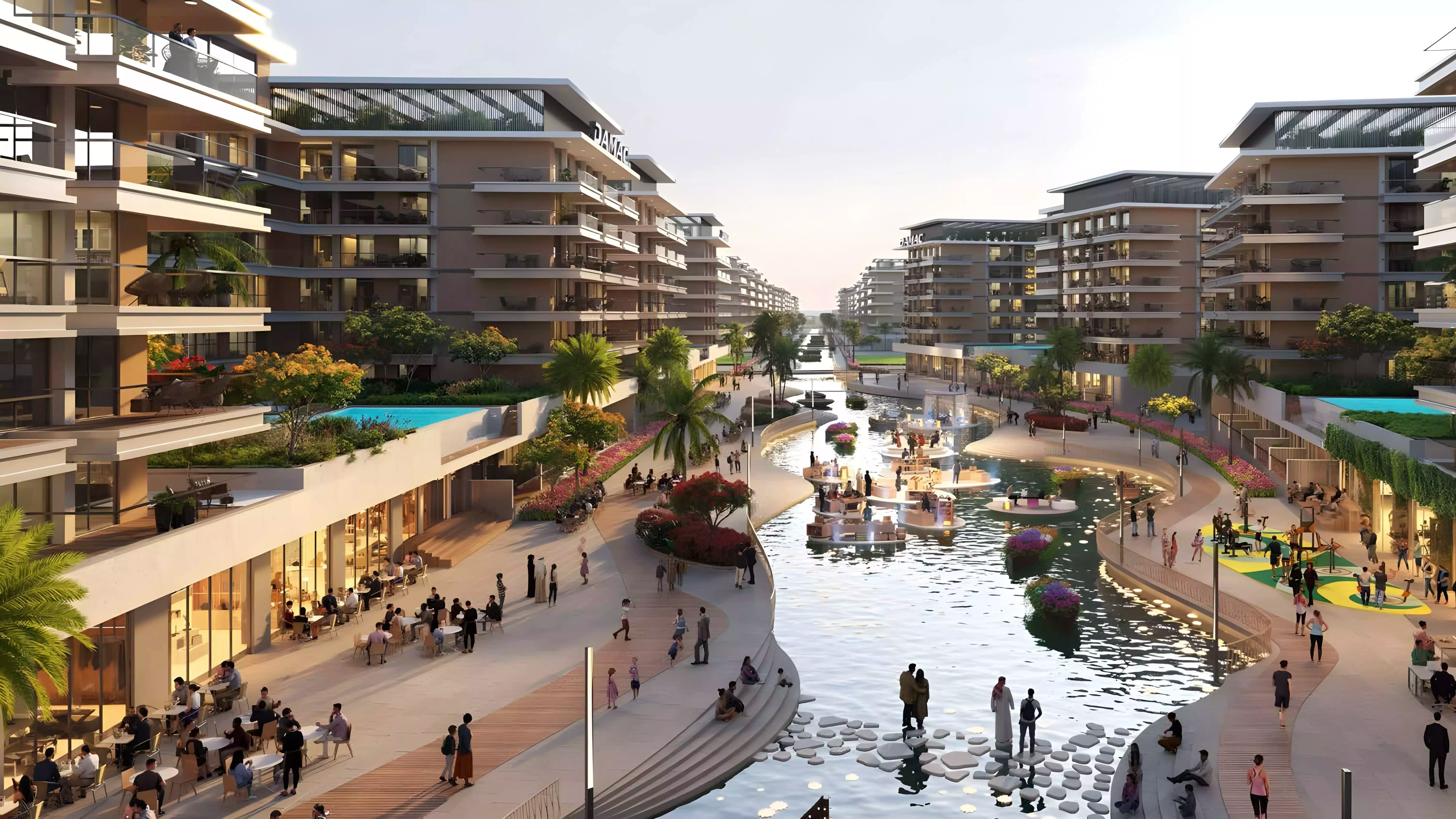 Impressie van Riverside Views Marine, appartementen van Damac Properties in Damac Riverside, Dubai