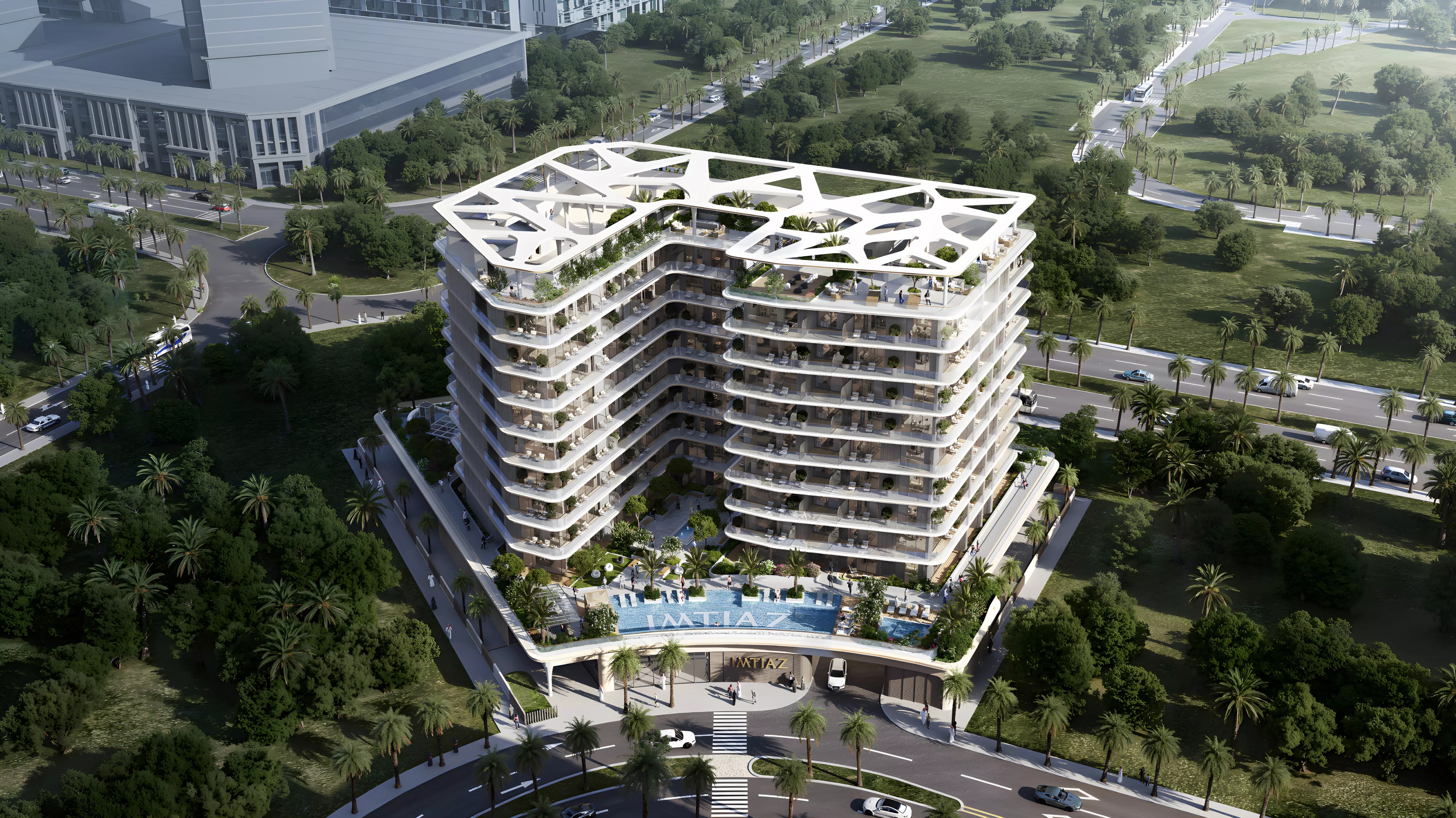 Impressie van Enre Residence, appartementen van Imtiaz Developments in Dubai South (Dubai World Central), Dubai