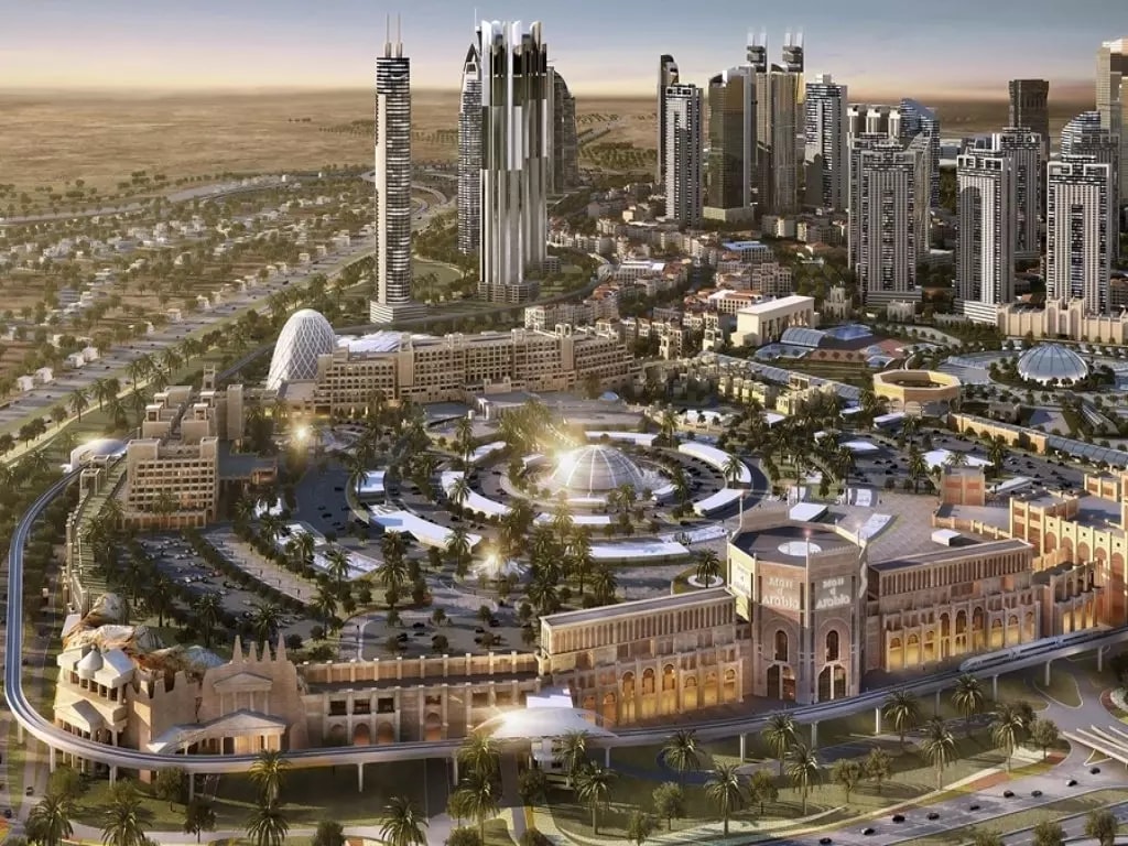 Impressie van Samana Boulevard Heights, appartementen van Samana Developers in Dubai Land Residence Complex, Dubai
