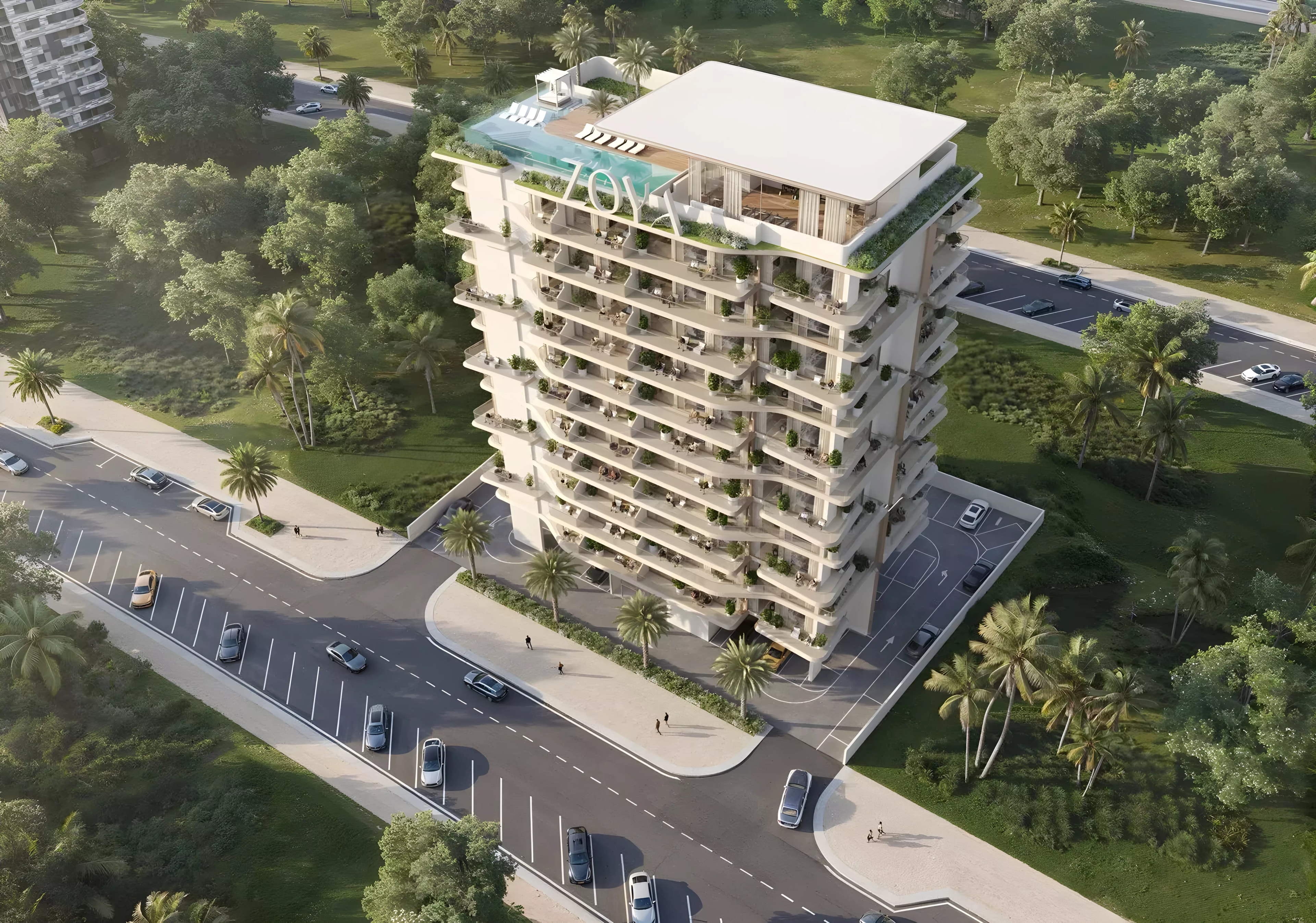 Impressie van Izel by Zoya, appartementen van Zoya Developments in Dubai Land Residence Complex, Dubai