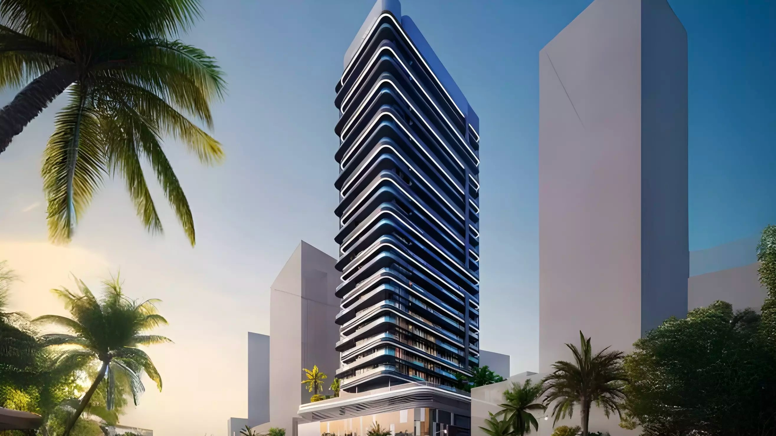 Impressie van Zen Lagoons, appartementen van Zennova Realty in Bukadra, Dubai