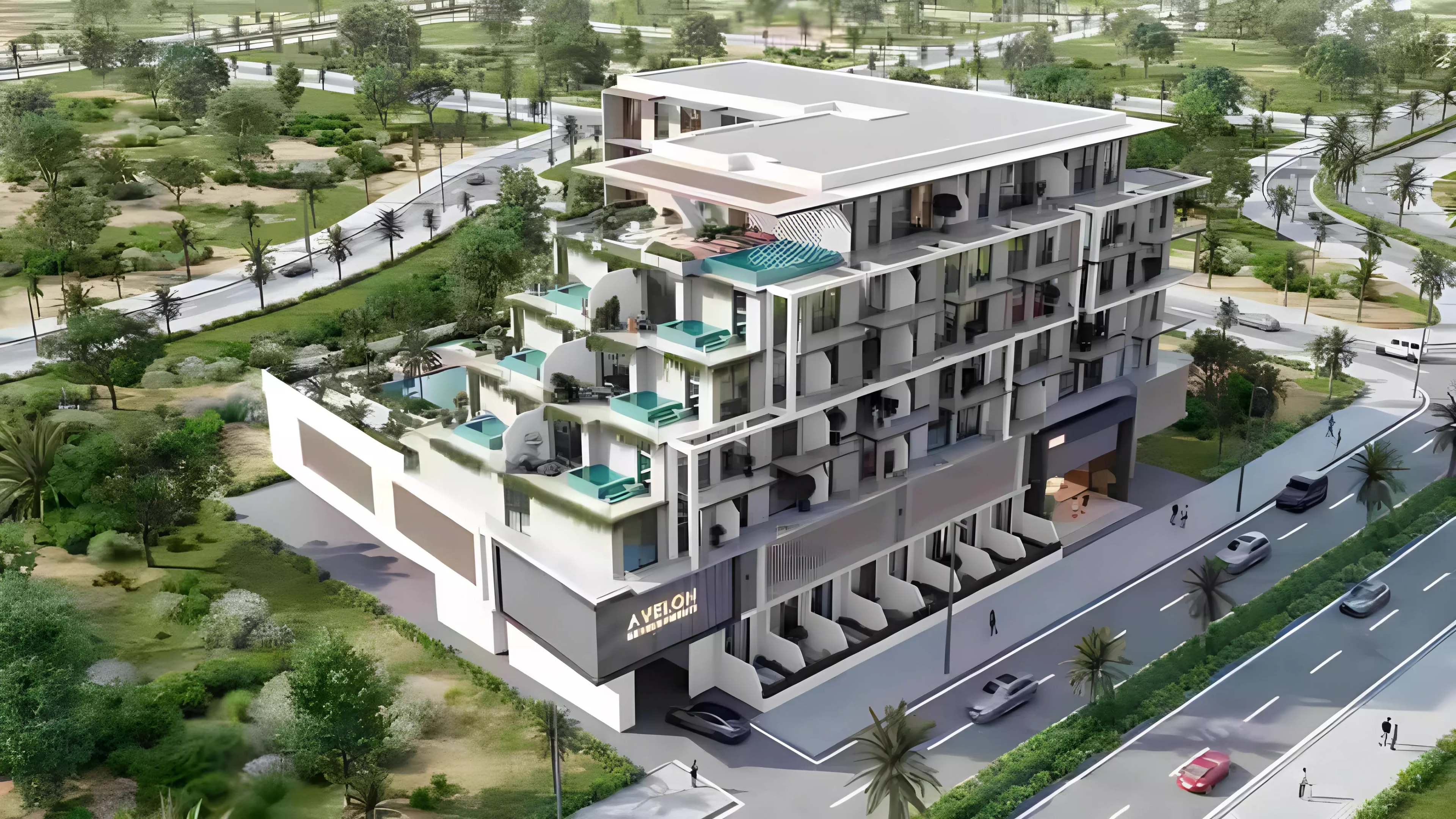 Impressie van Trevino Residences, appartementen van Avelon Real Estate Development in Jumeirah Village Circle, Dubai