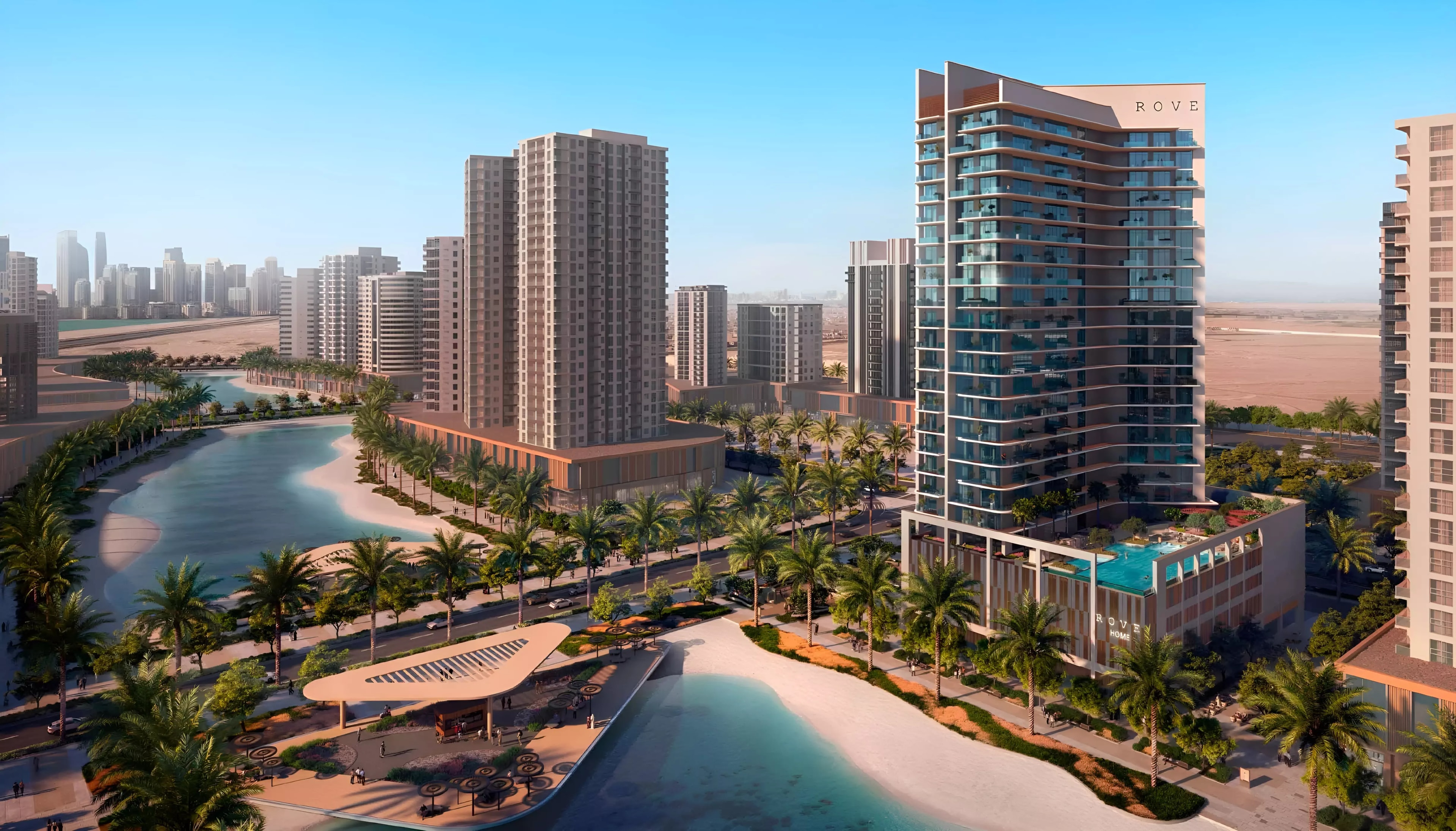 Impressie van Rove Home, appartementen van Al Ain Holding in Bukadra, Dubai