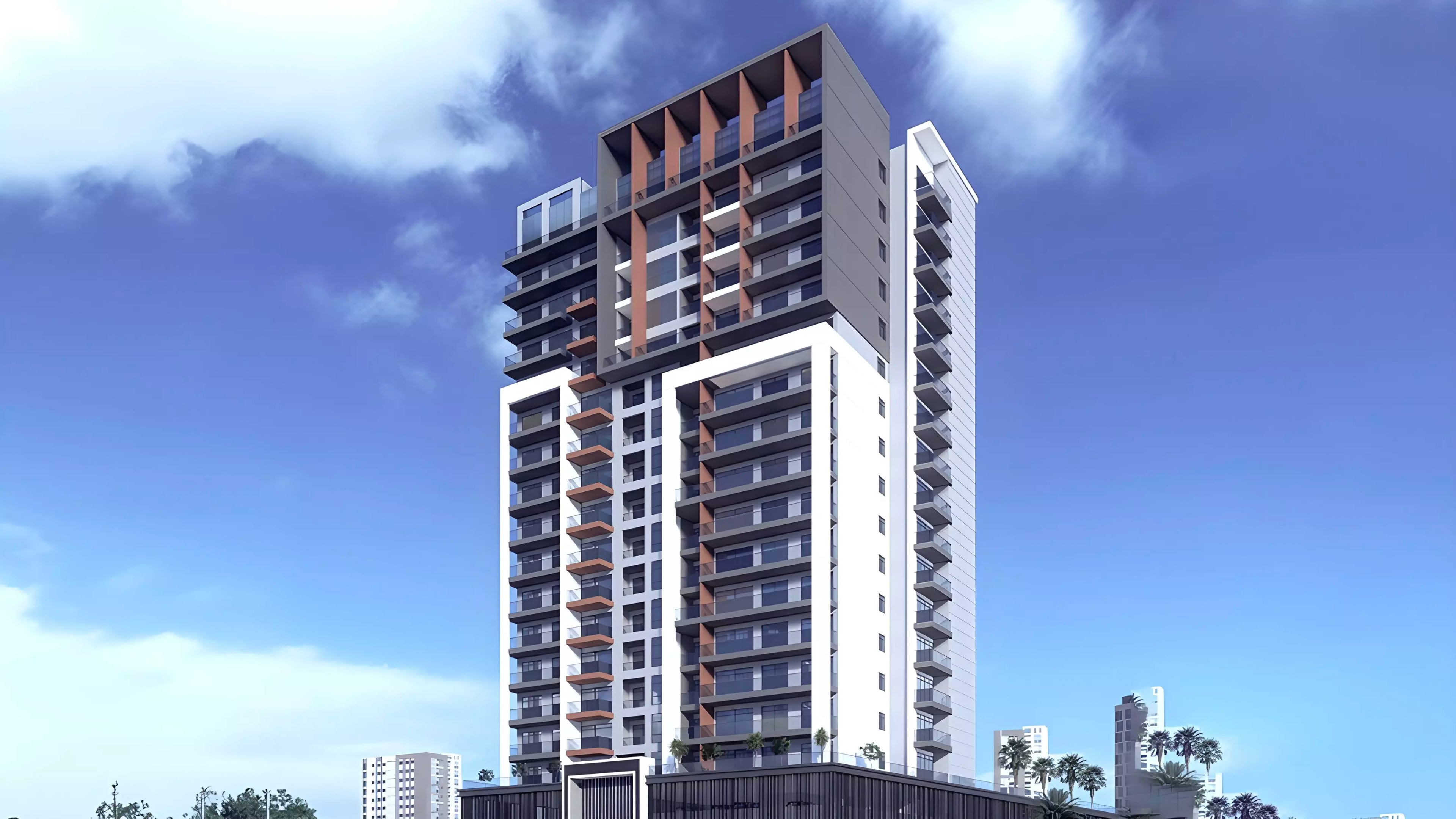Impressie van Tulip Oasis X, appartementen van Al Madar Holding in Majan, Dubai