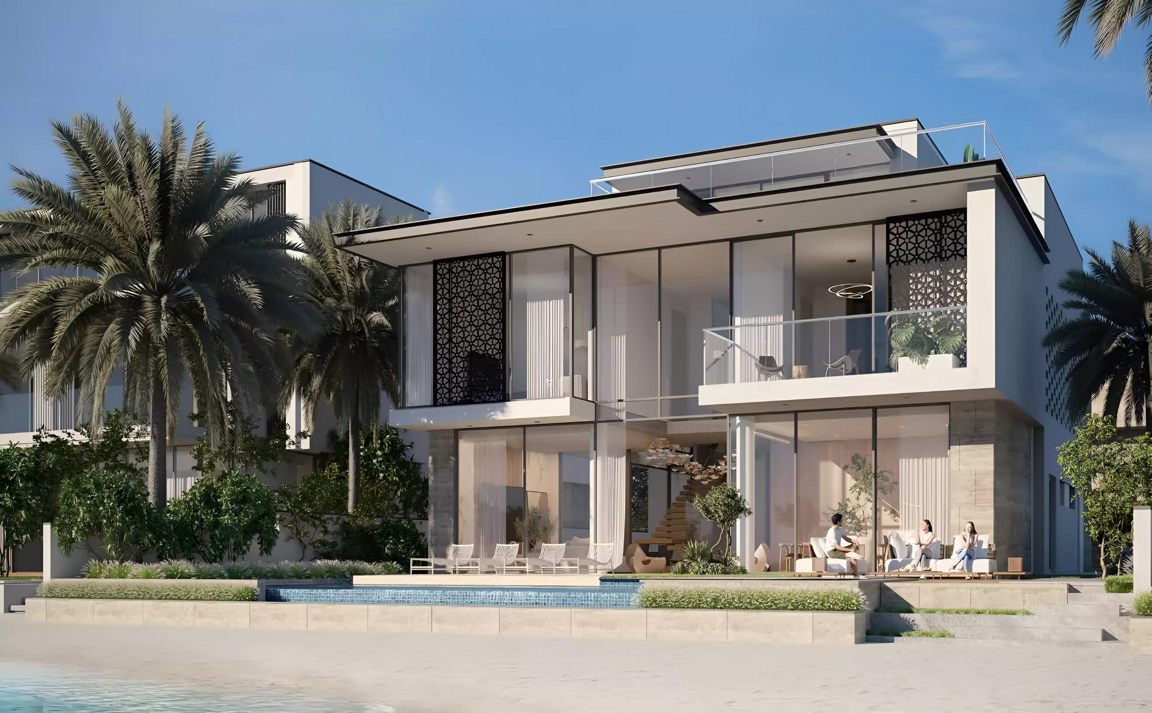 Impressie van Villa Blue Horizon, villa's van Nakheel in Palm Jebel Ali, Dubai