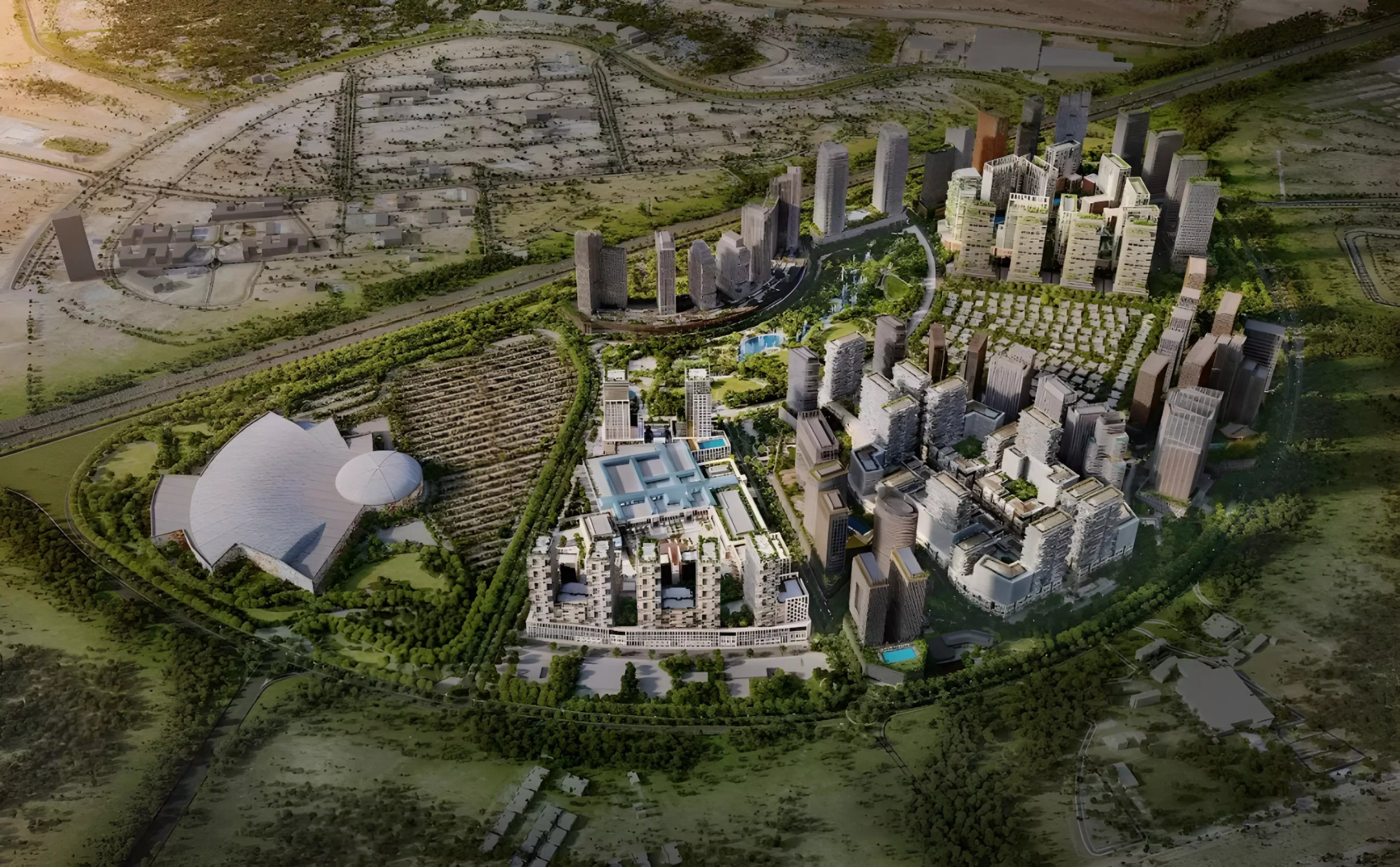 Impressie van Azizi Milan 18, appartementen van Azizi Developments in City of Arabia, Dubai