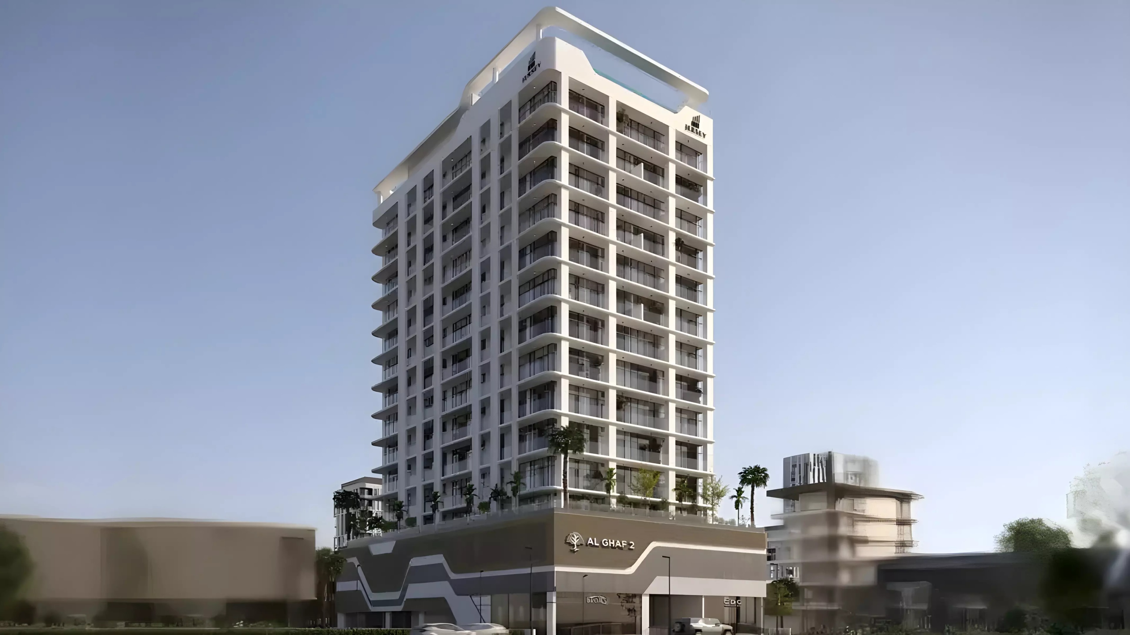 Impressie van Al Ghaf 2, appartementen van Jersey Properties in Al Furjan, Dubai