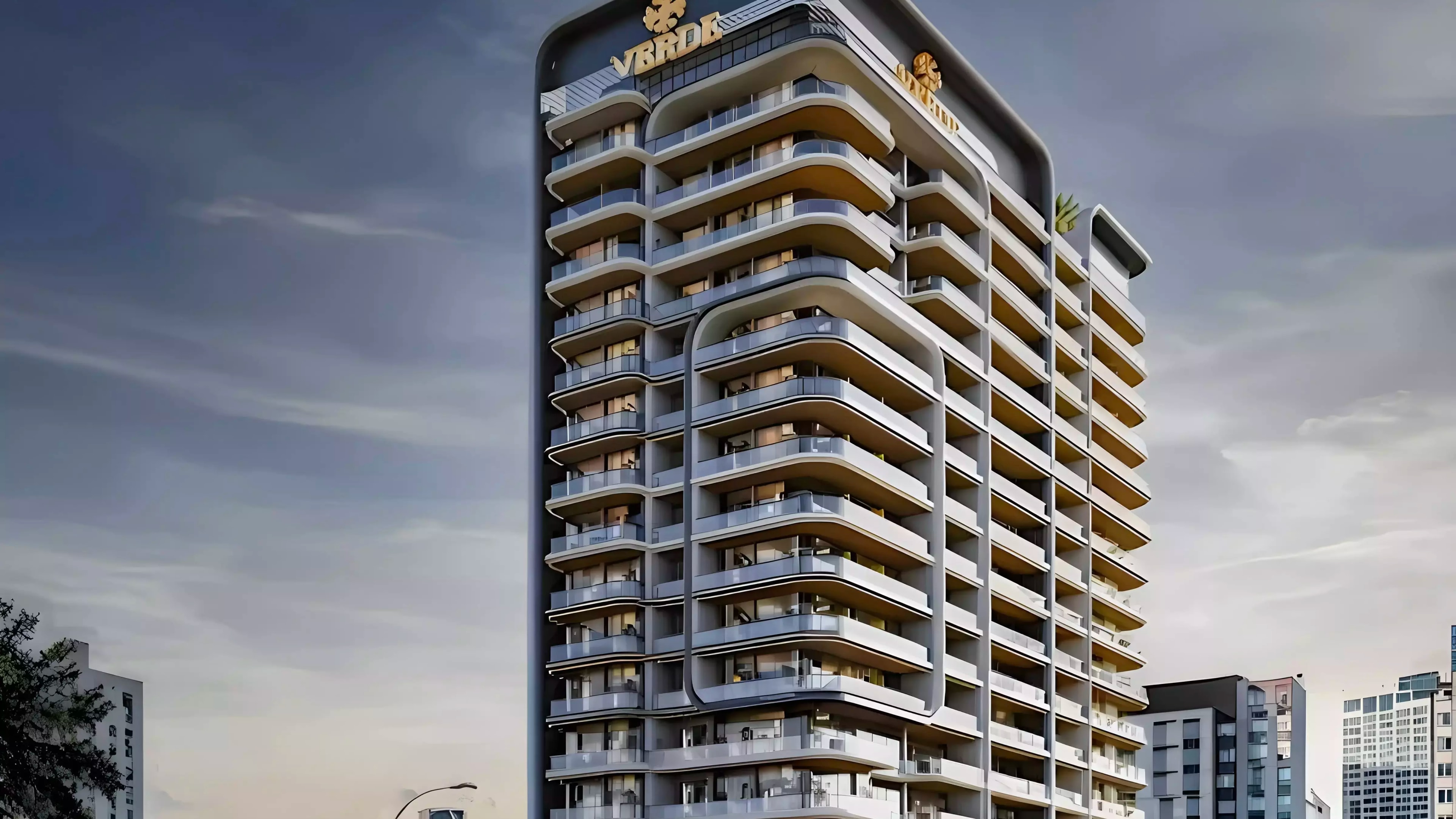 Impressie van Verde by Vision, appartementen van Vision Development in Dubai Sports City, Dubai
