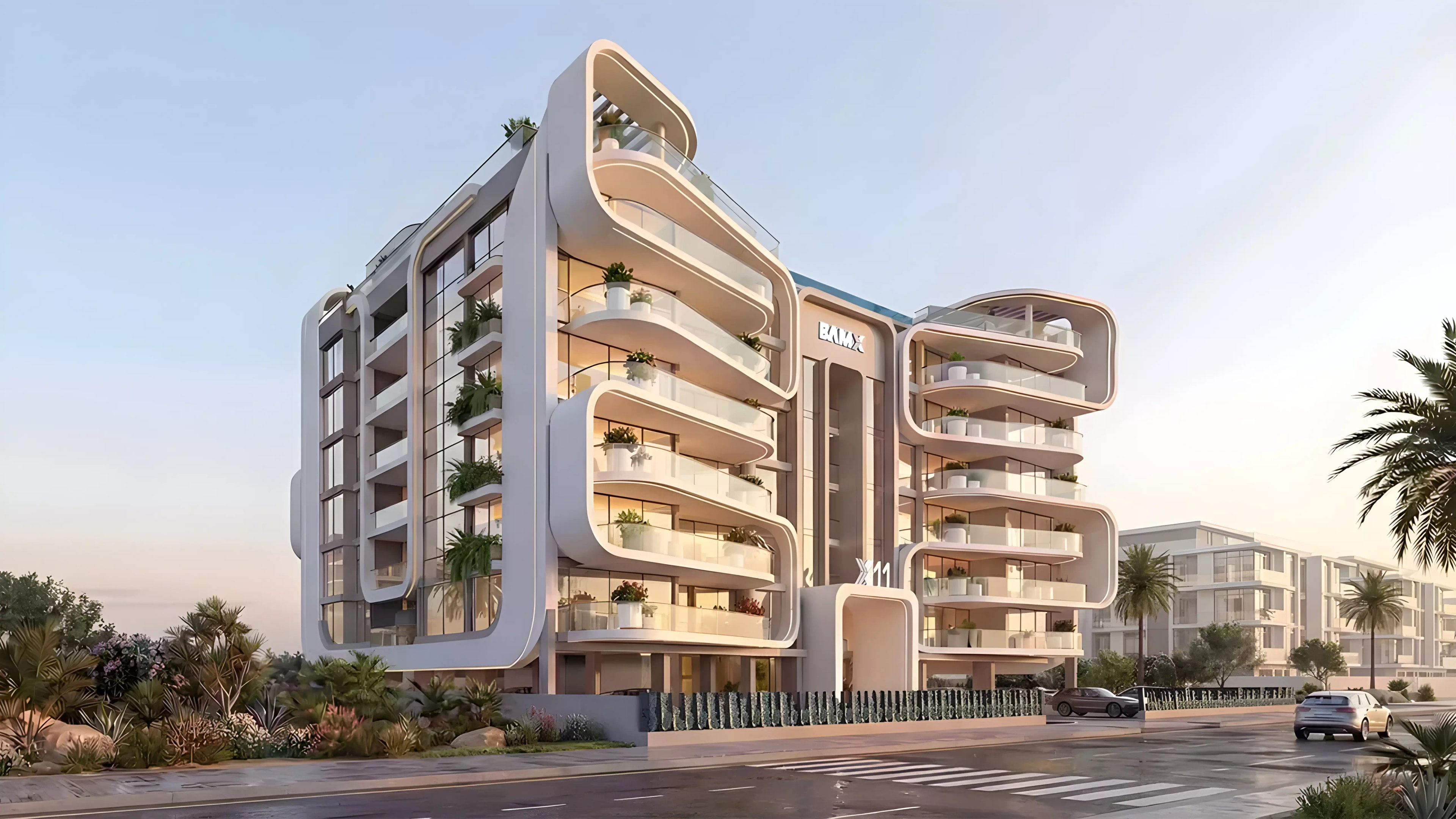 Impressie van X11 Residence, appartementen van BAMX Development in Dubai South (Dubai World Central), Dubai