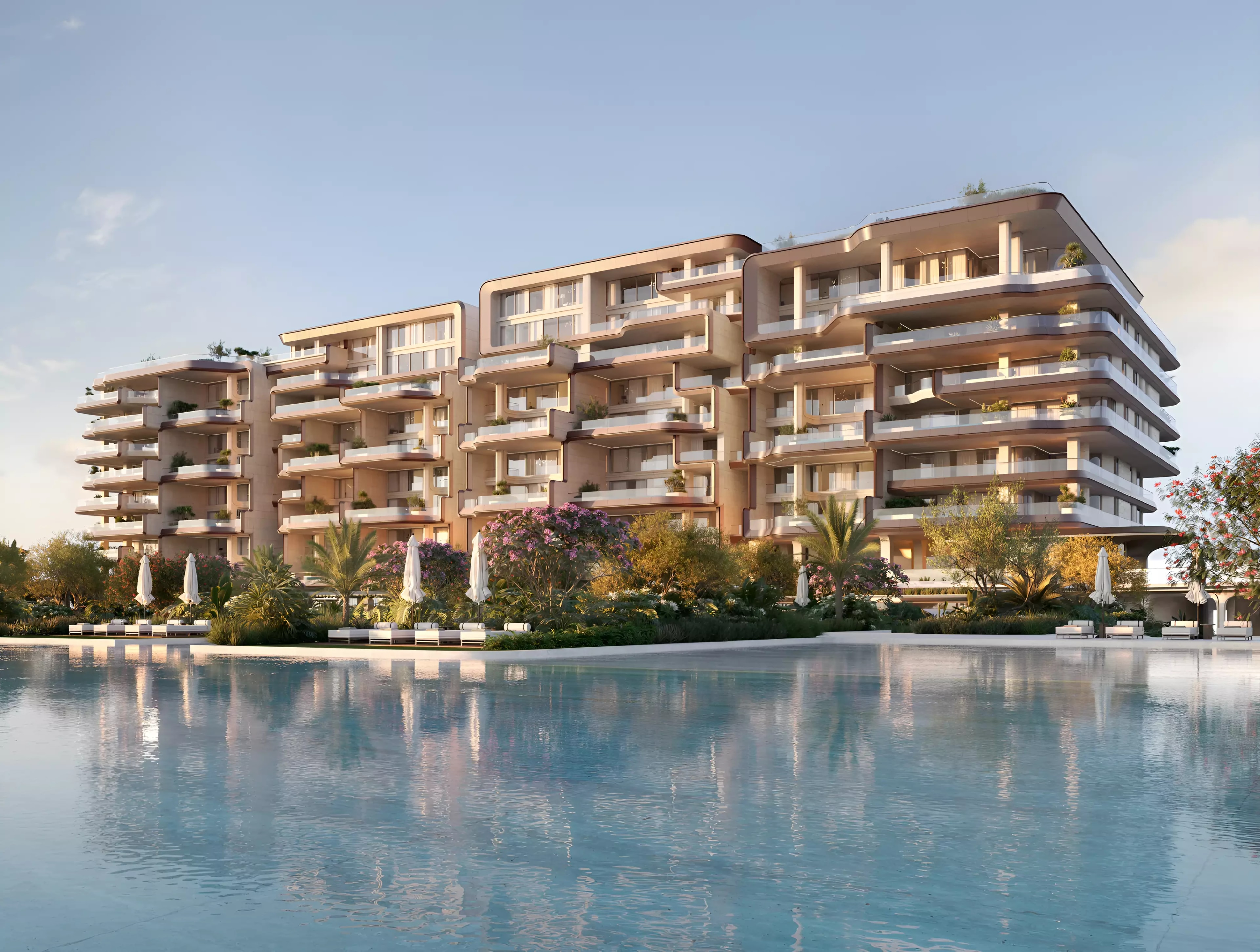 Impressie van The Alba Residences Dorchester Collection, woningen van Omniyat Group in Palm Jumeirah, Dubai