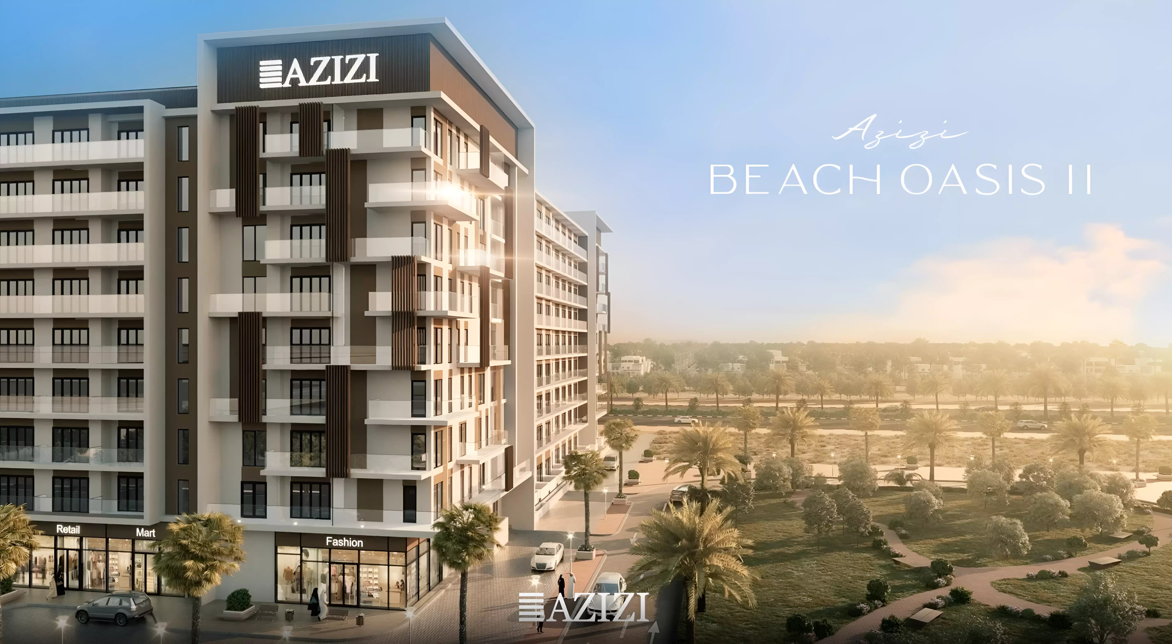Impressie van Beach Oasis Phase 2 By Azizi, appartementen van Azizi Developments in Dubai Studio City, Dubai