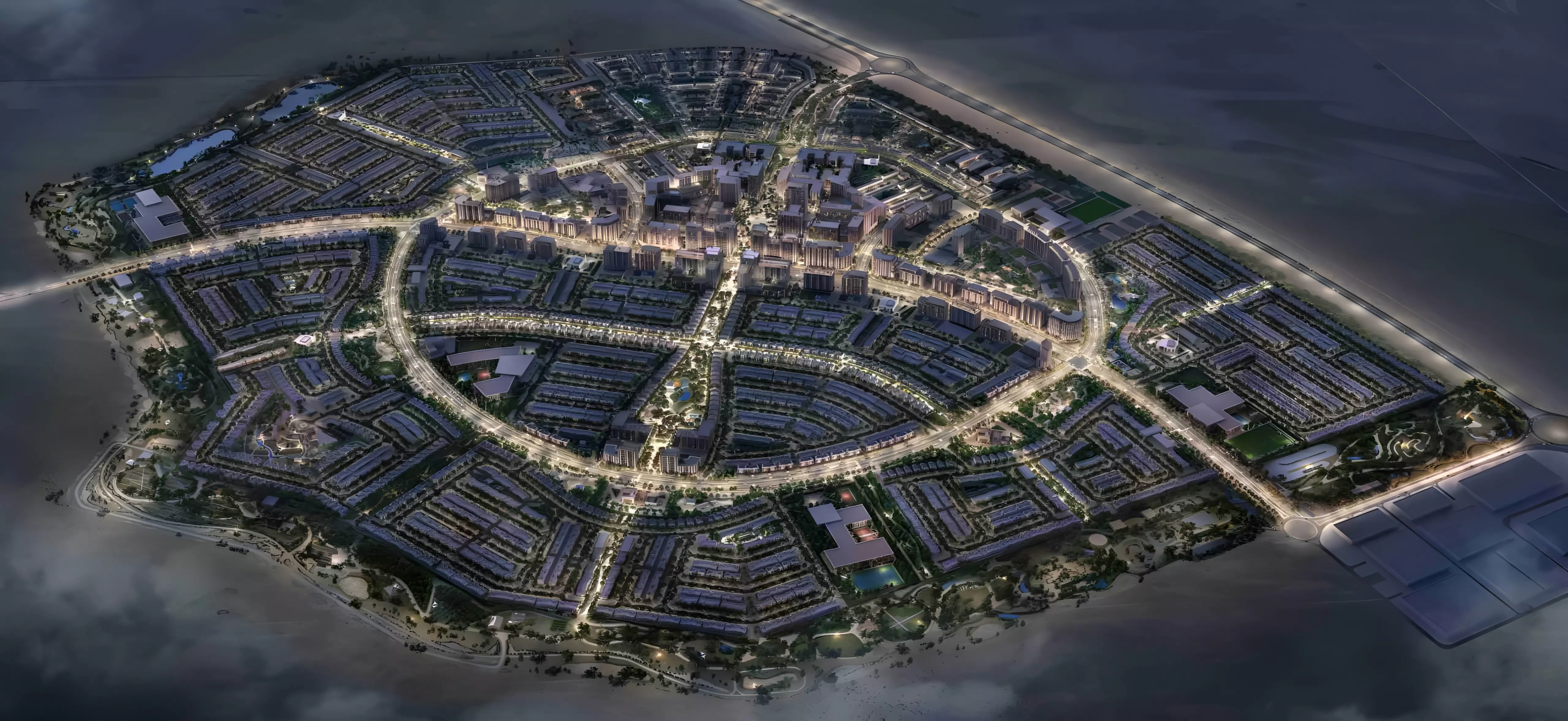 Impressie van Al Ghadeer Gardens, woningen van Aldar Properties in Al Ghadeer, Abu Dhabi