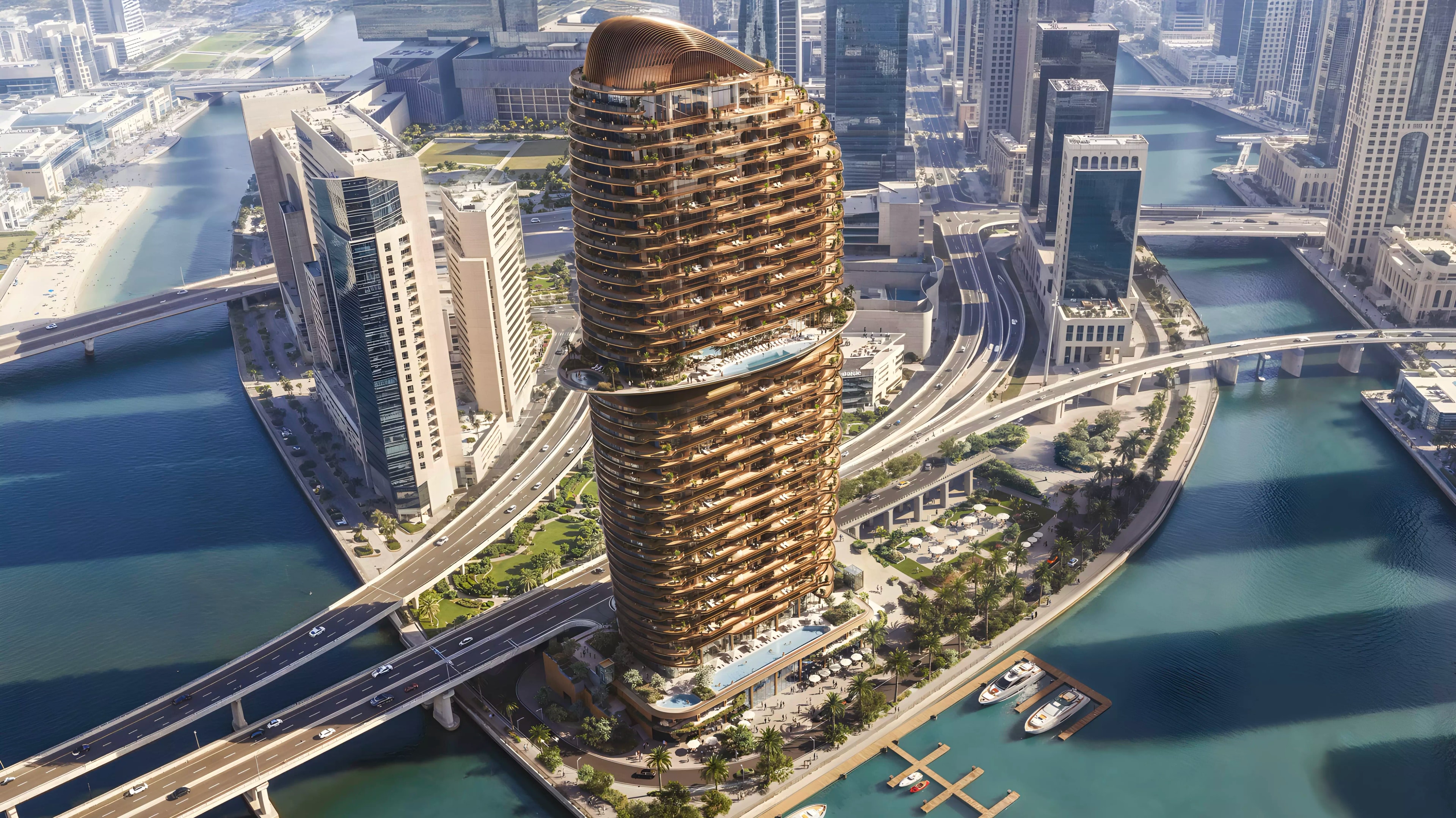 Impressie van Jumeirah Residences, woningen van Emirates Developments in Al Maryah Island, Abu Dhabi