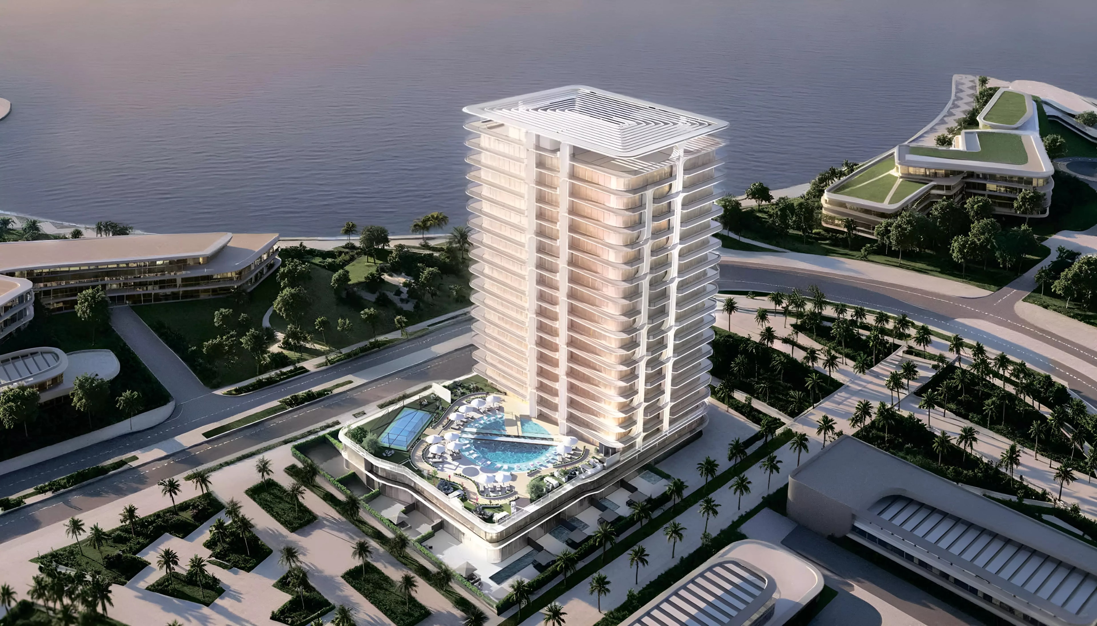 Impressie van Stellar by Elie Saab, woningen van Emirates Developments in Yas Island, Abu Dhabi
