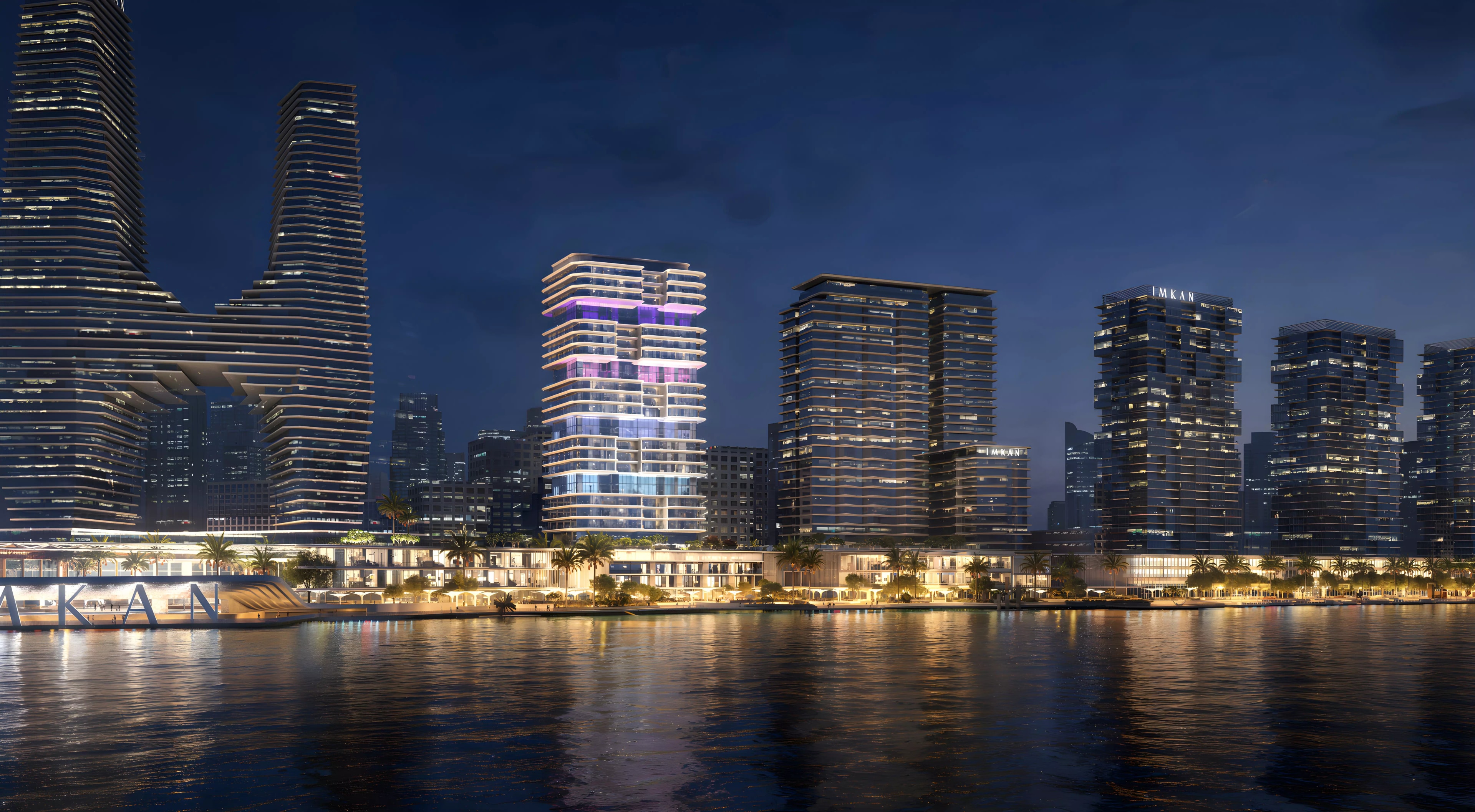 Impressie van The Artery Residences, woningen van IMKAN in Al Reem Island, Abu Dhabi
