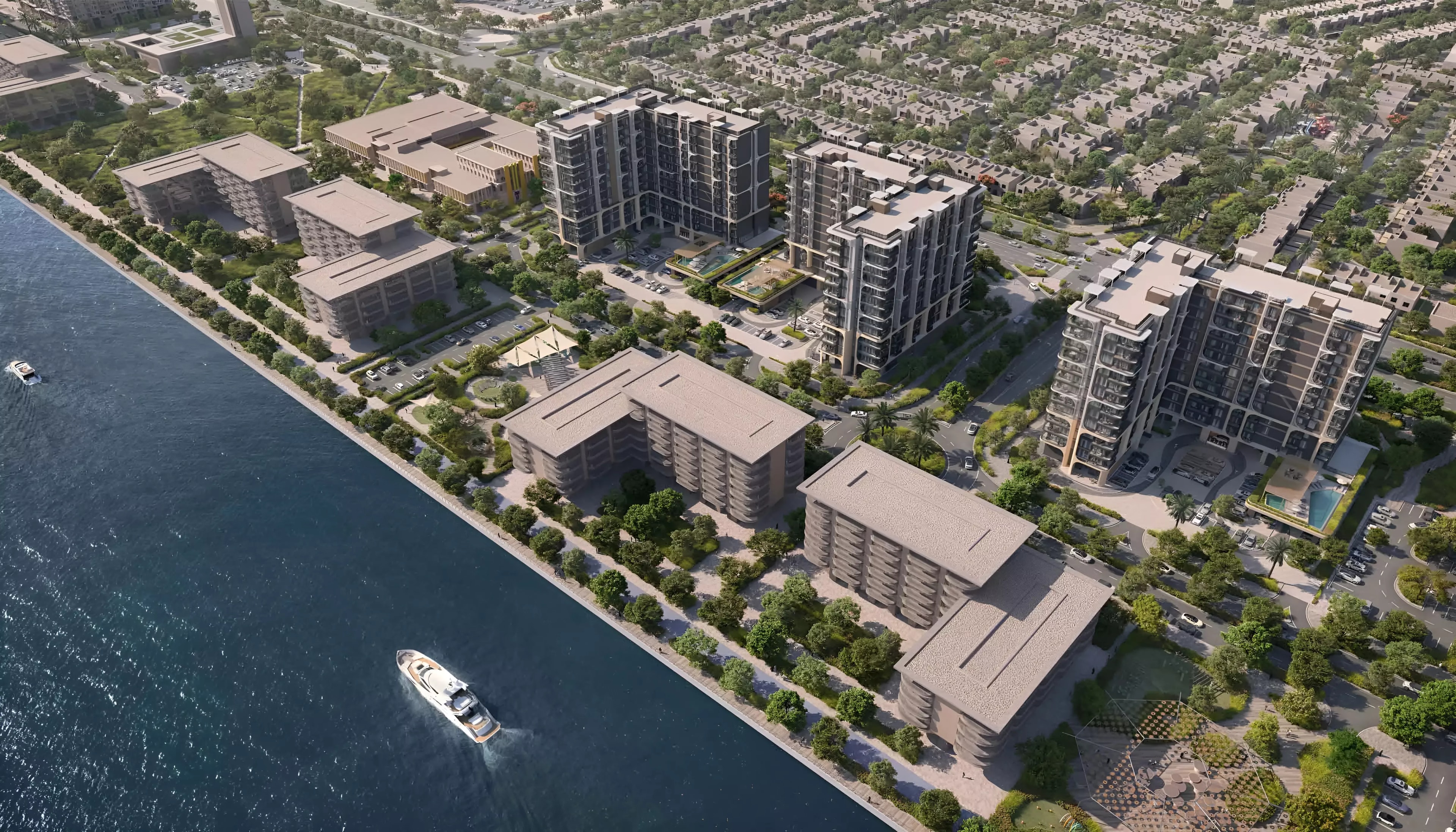 Impressie van Yas Living, appartementen van Aldar Properties in Yas Island, Abu Dhabi