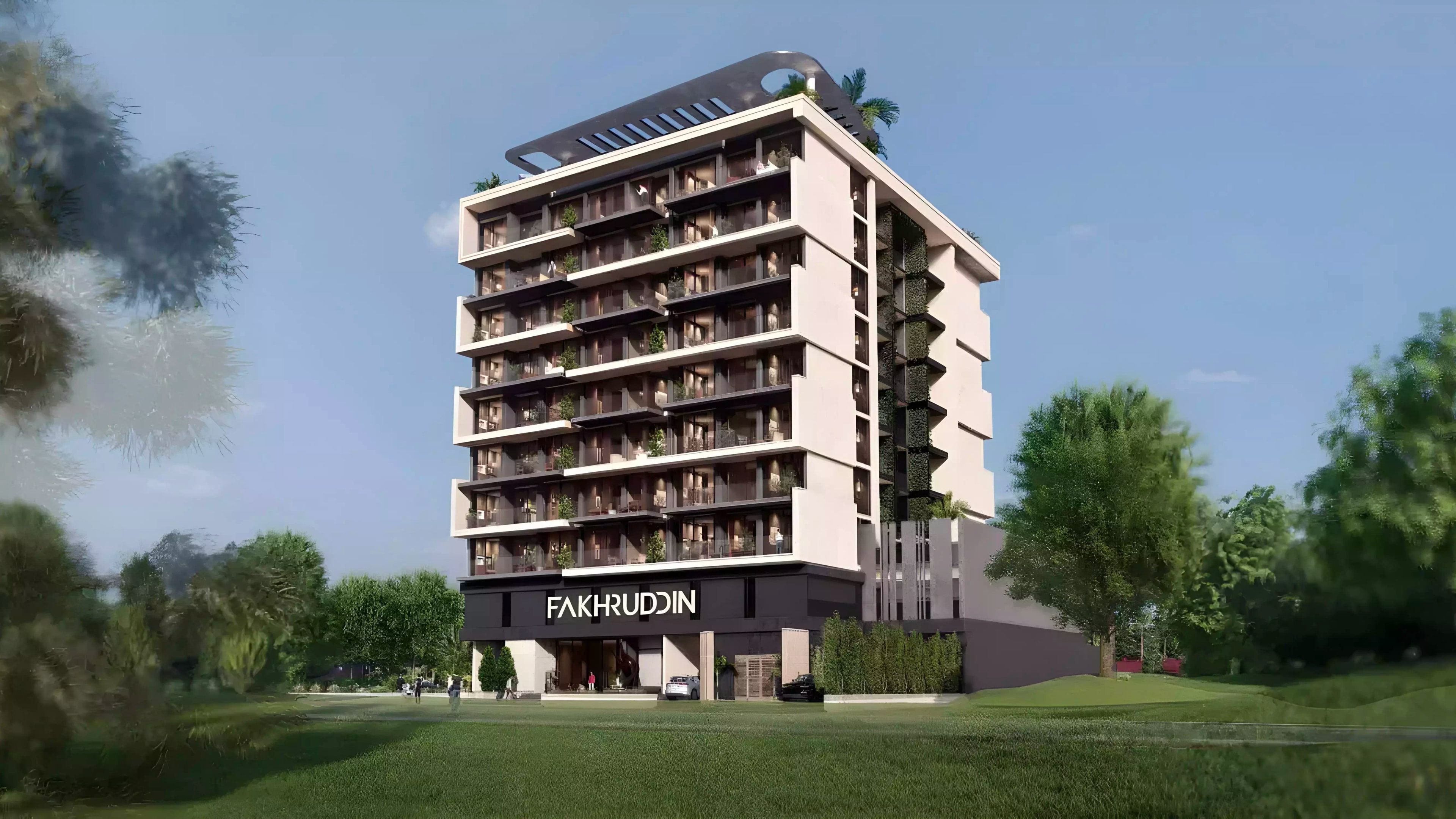 Impressie van Vista Verde, appartementen van Fakhruddin Properties in Dubai Production City (IMPZ), Dubai