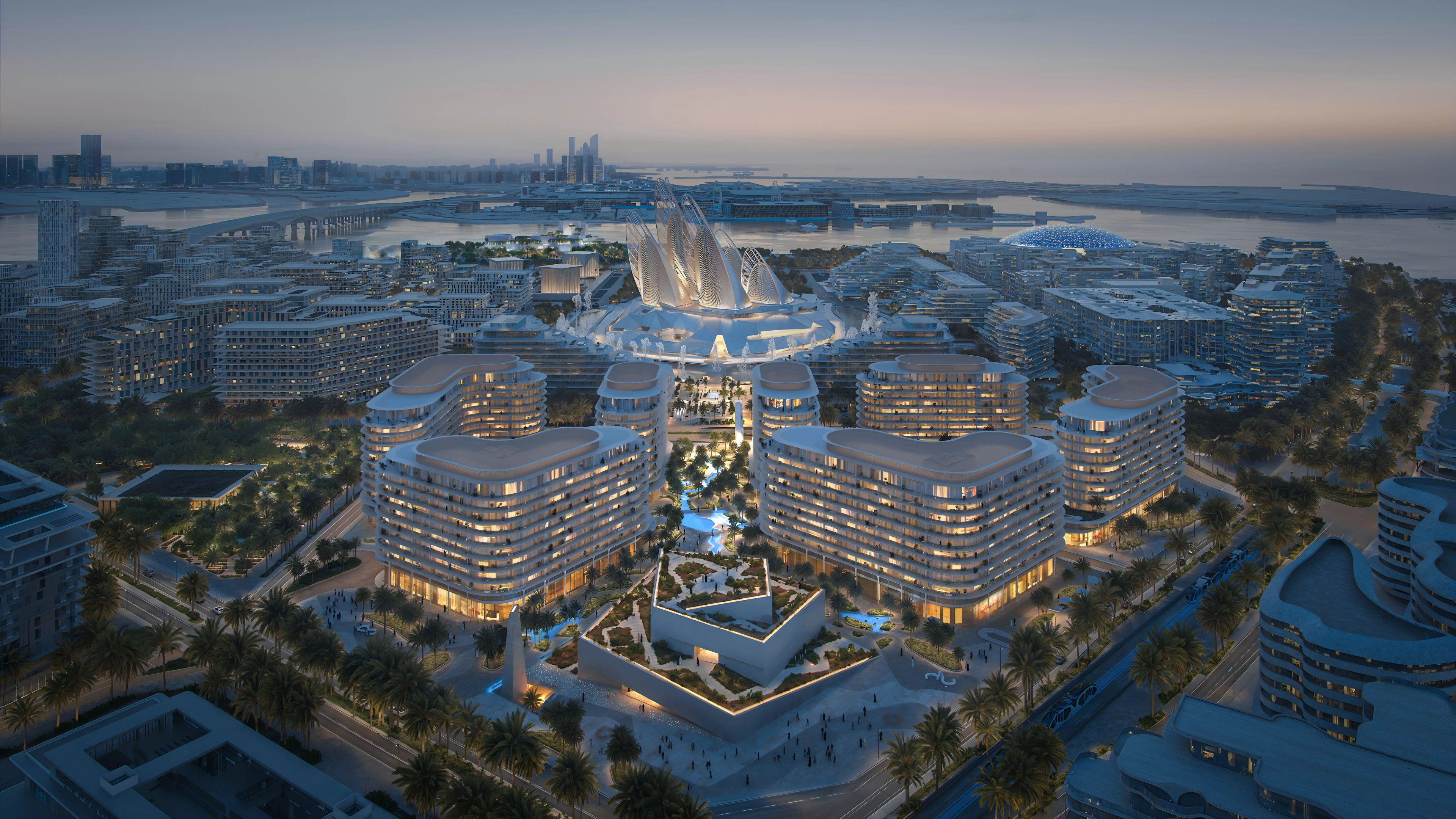 Impressie van The Row Saadiyat, appartementen van Aldar Properties in Saadiyat Island, Abu Dhabi