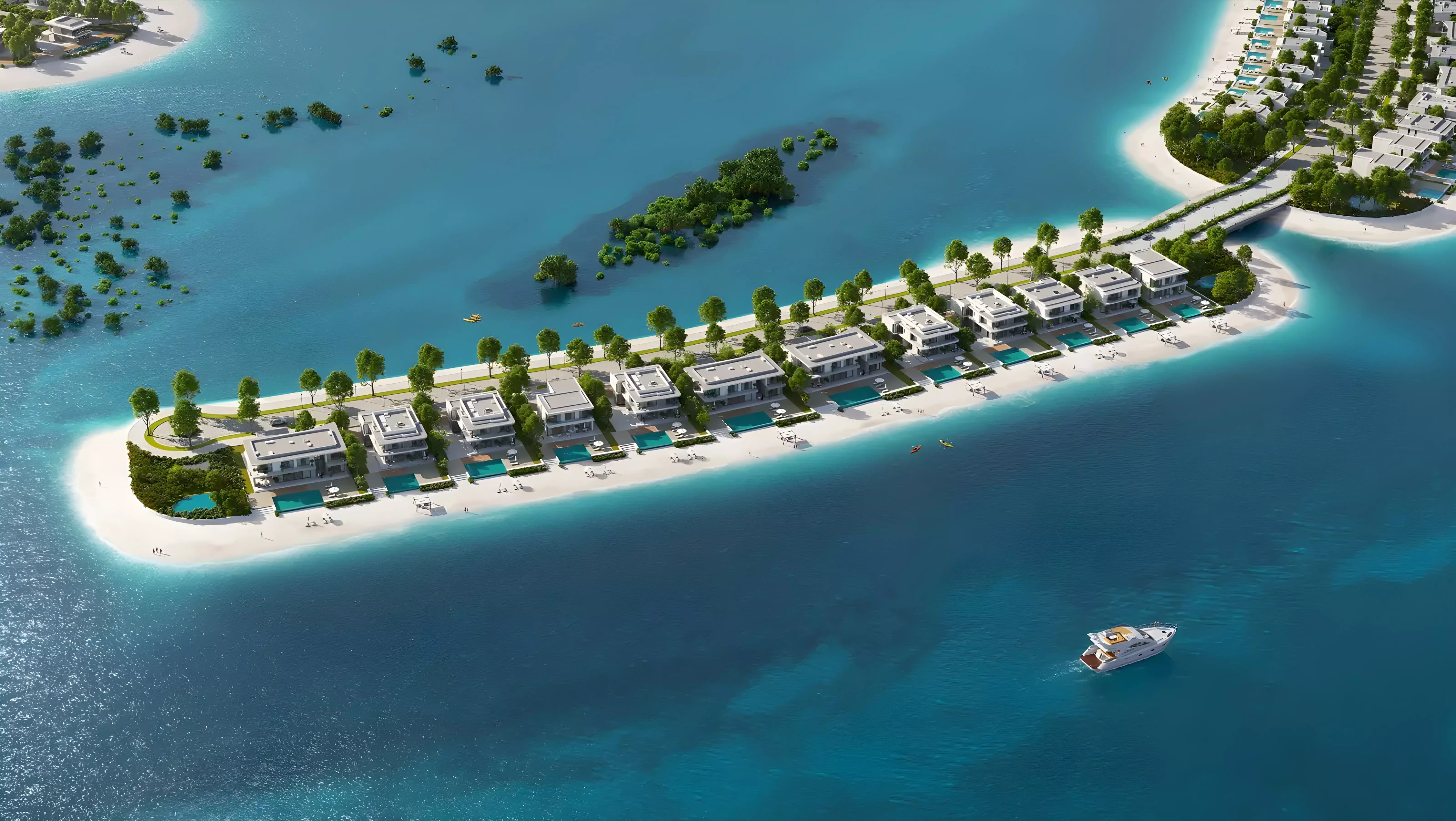 Impressie van Infinity Villas, villa's van Eagle Hills in Ramhan Island, Abu Dhabi