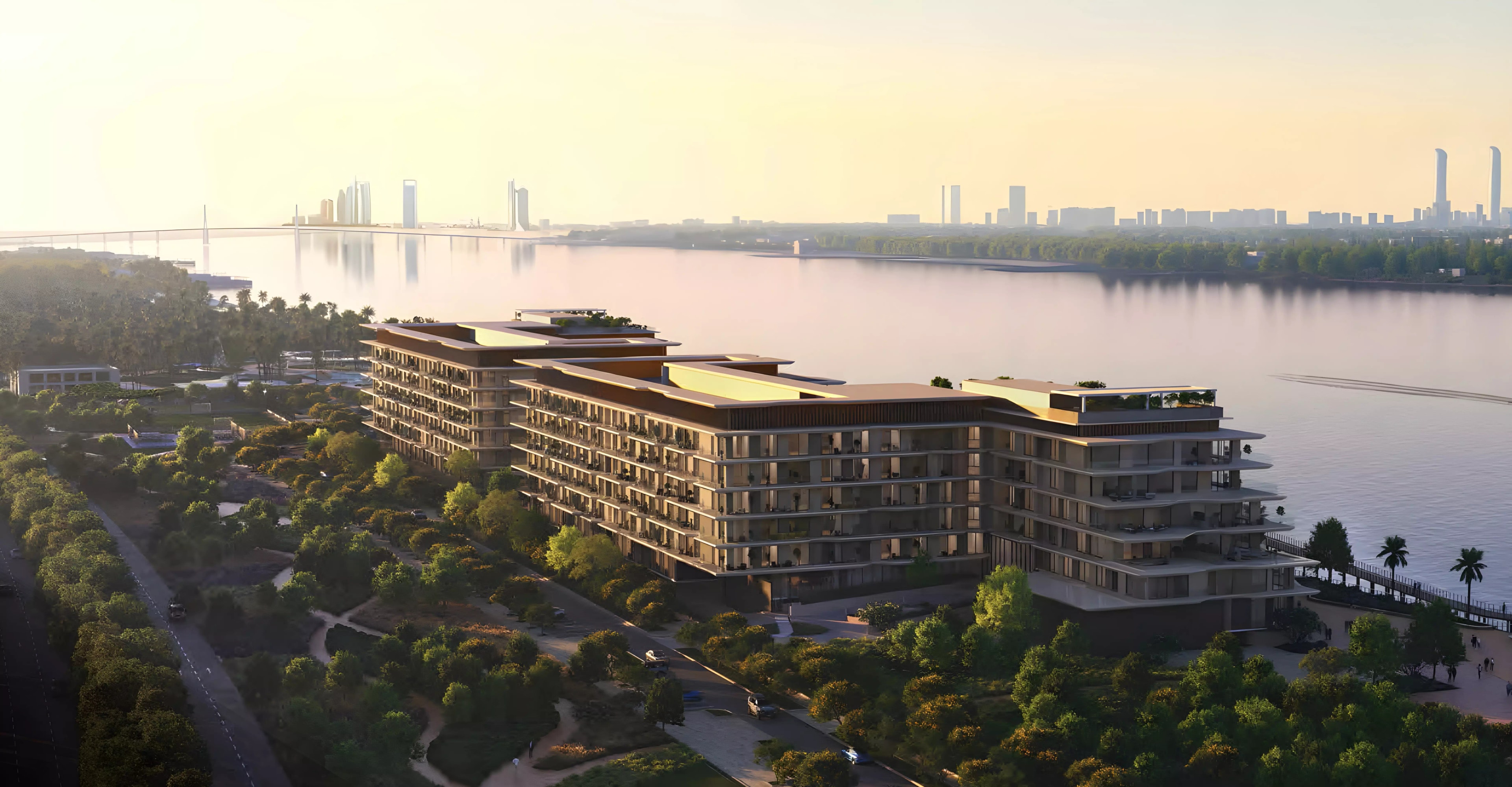 Impressie van Bashayer Residences 5 & 6, woningen van Modon Properties in Al Hudayriat Island, Abu Dhabi