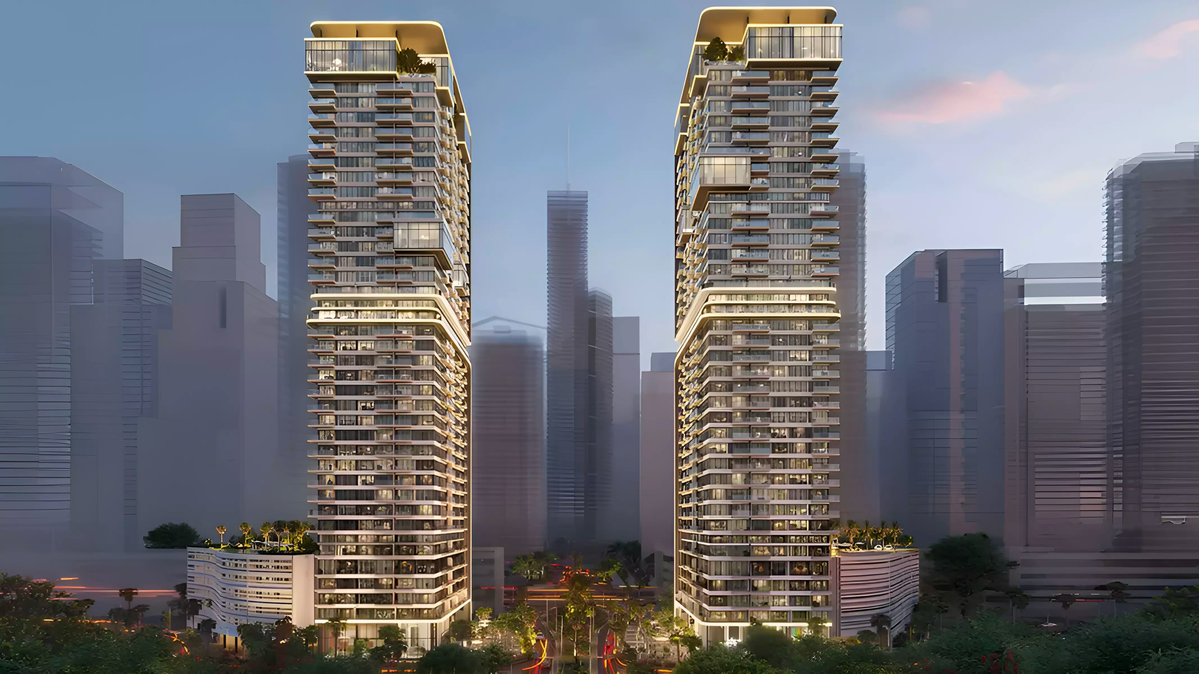 Impressie van UH East, appartementen van Ellington in Jumeirah Lake Towers, Dubai