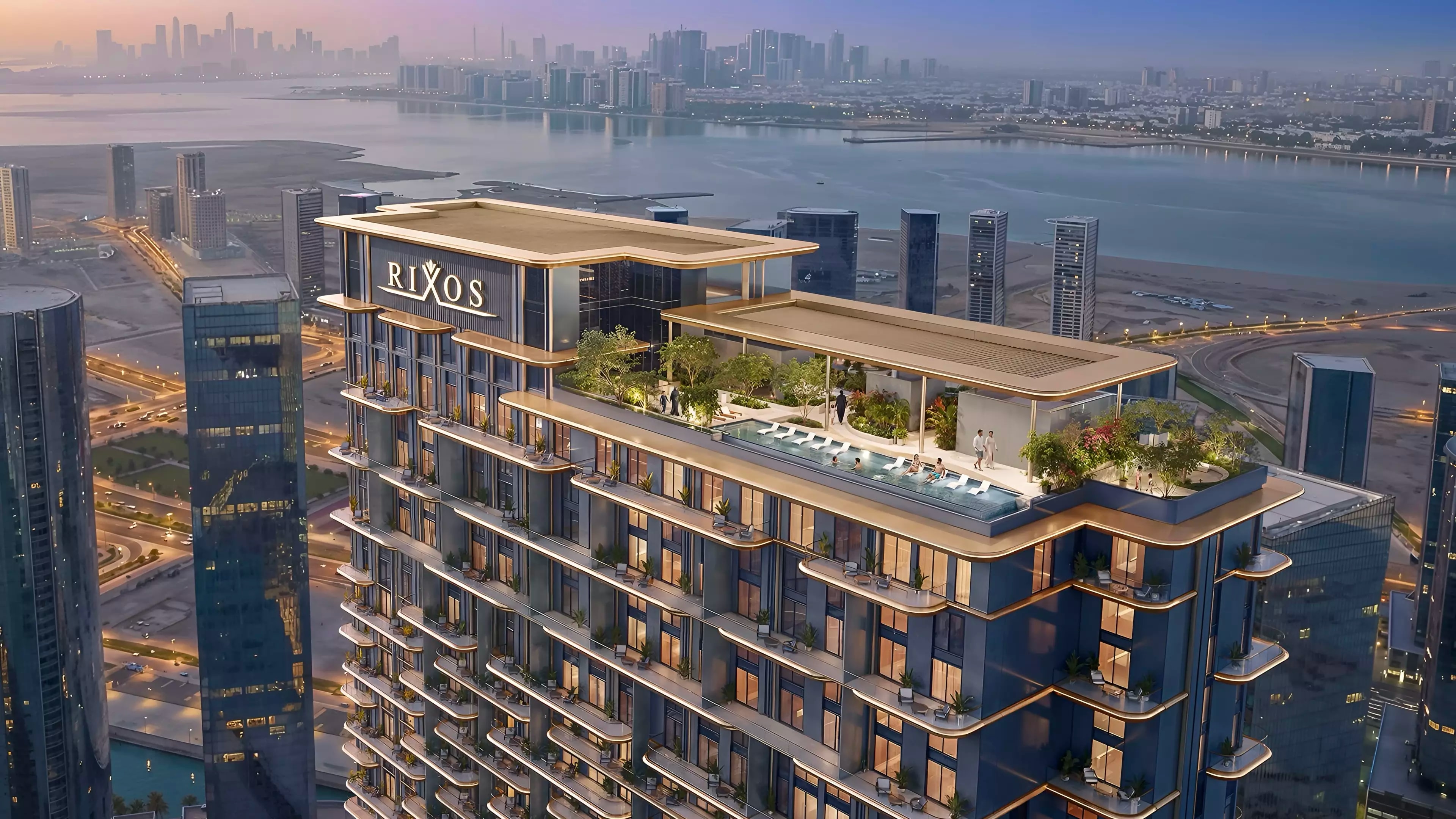 Impressie van Rixos Al Reem Residences, appartementen van East and West Properties in Al Reem Island, Abu Dhabi
