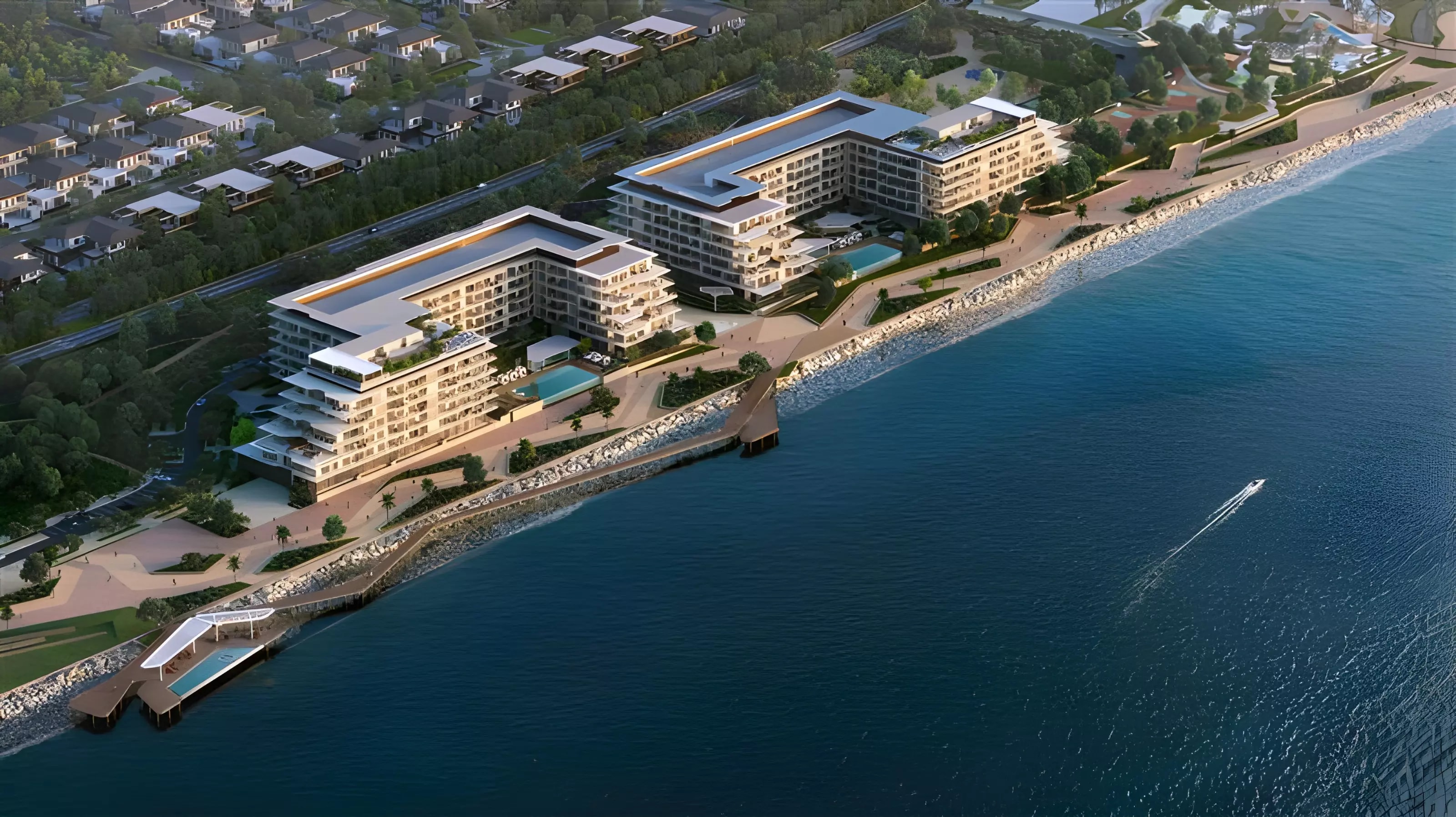 Impressie van Bashayer Residences 1&2, woningen van Modon Properties in Al Hudayriat Island, Abu Dhabi
