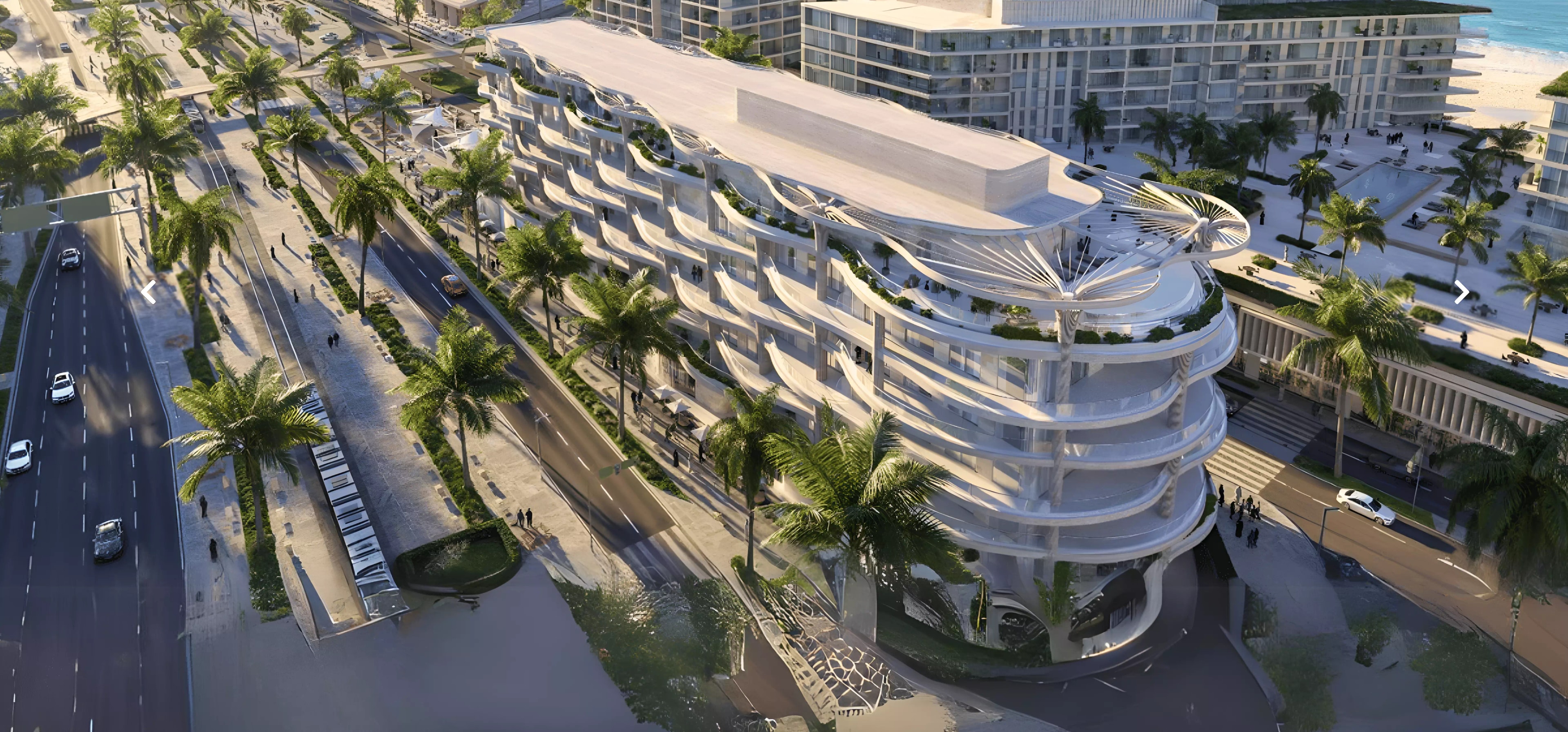 Impressie van Mamsha Palm, appartementen van Aldar Properties in Saadiyat Island, Abu Dhabi