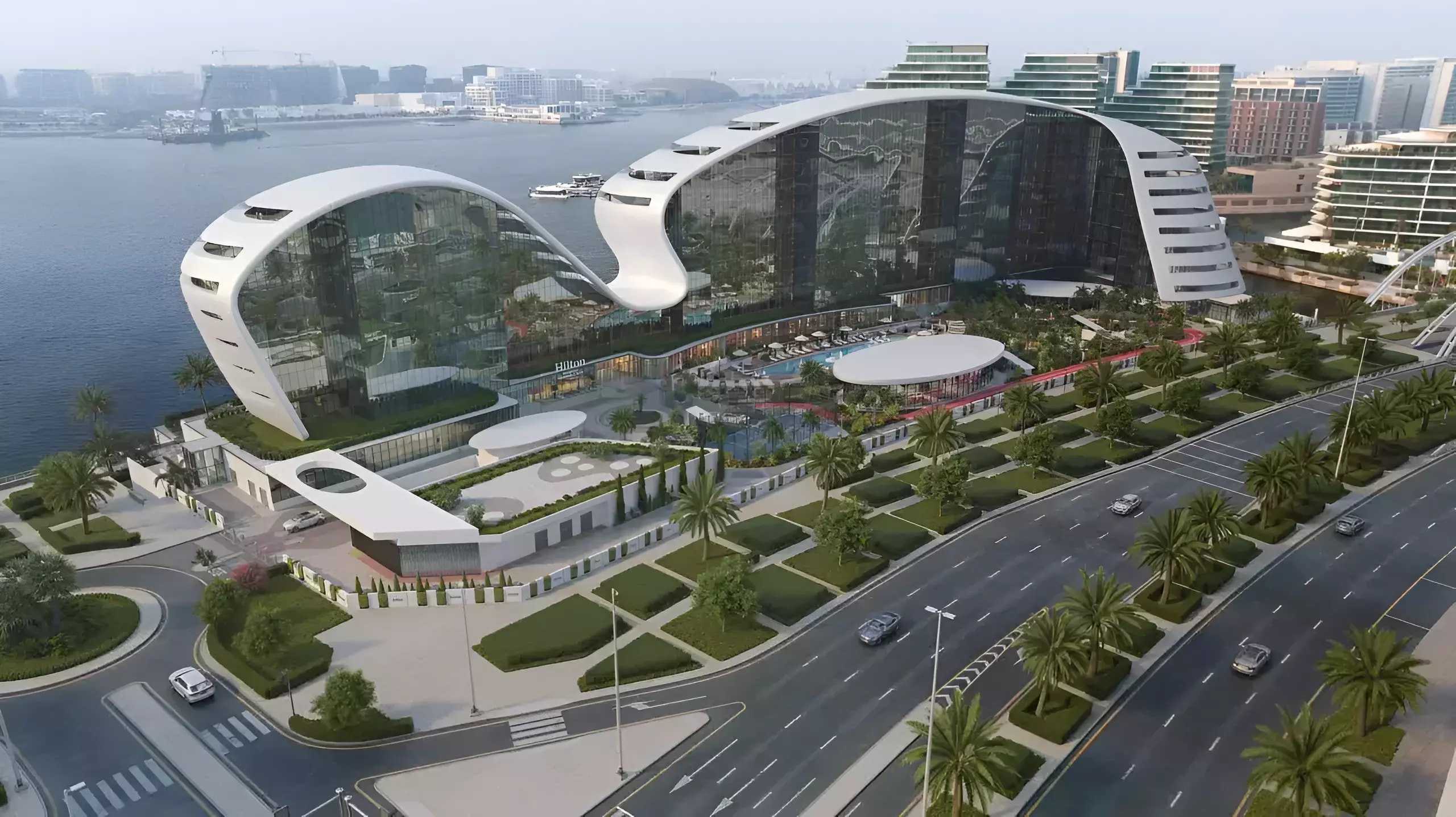 Impressie van Emirates Hilton Residences, townhouses van Emirates Developments in Al Raha Beach, Abu Dhabi