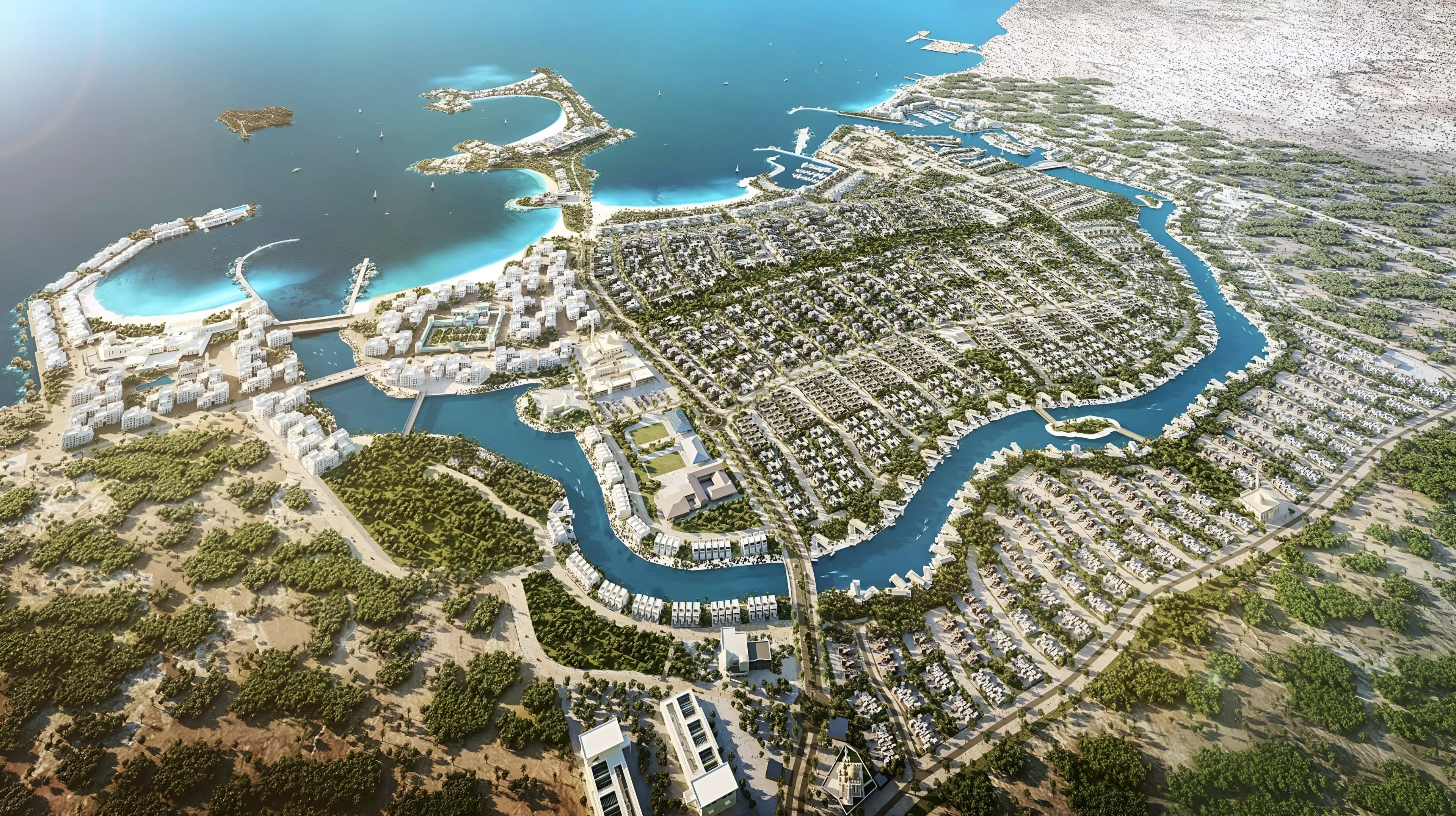 Impressie van Al Jurf Gardens Phase 1.4 by Imkan, villa's van IMKAN in Ghantoot, Abu Dhabi