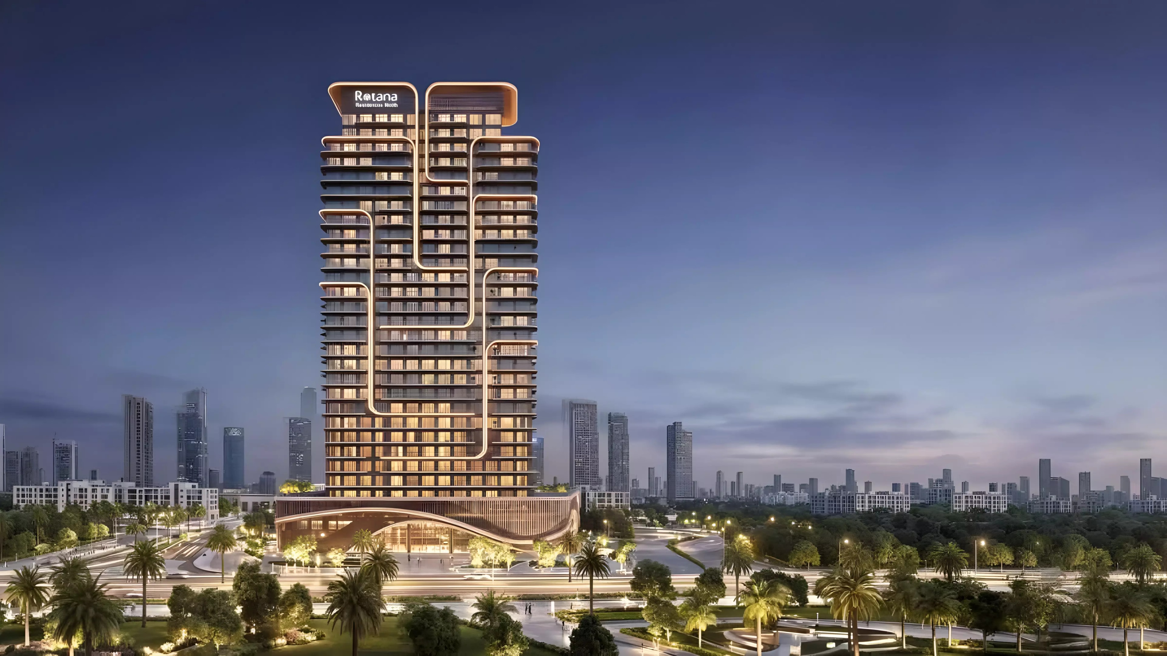 Impressie van Rotana Residences North Tower, woningen van Royal Development Holding in Al Reem Island, Abu Dhabi
