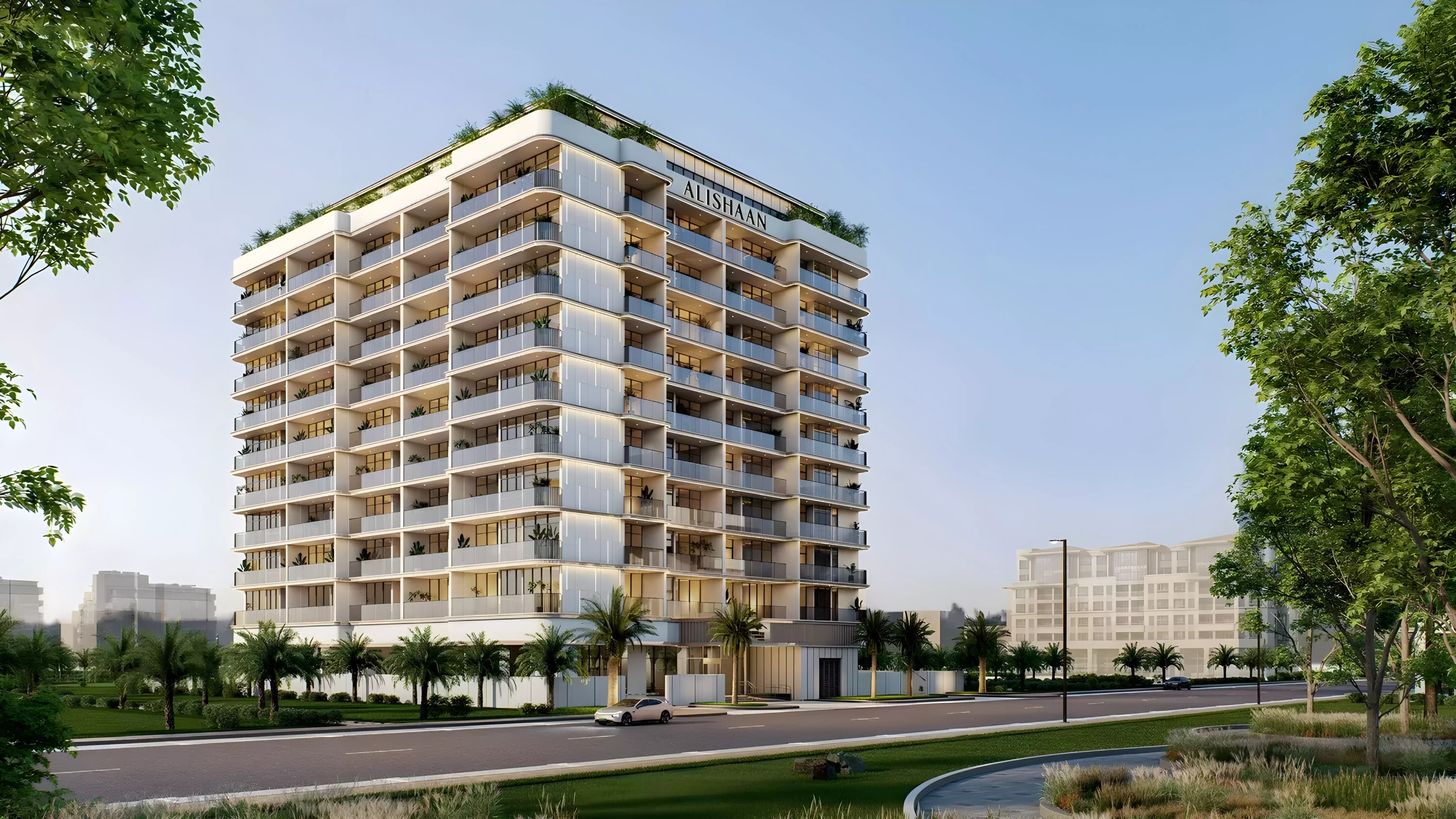Impressie van Parkgreen Residences, appartementen van Alishaan Developments in Liwan, Dubai