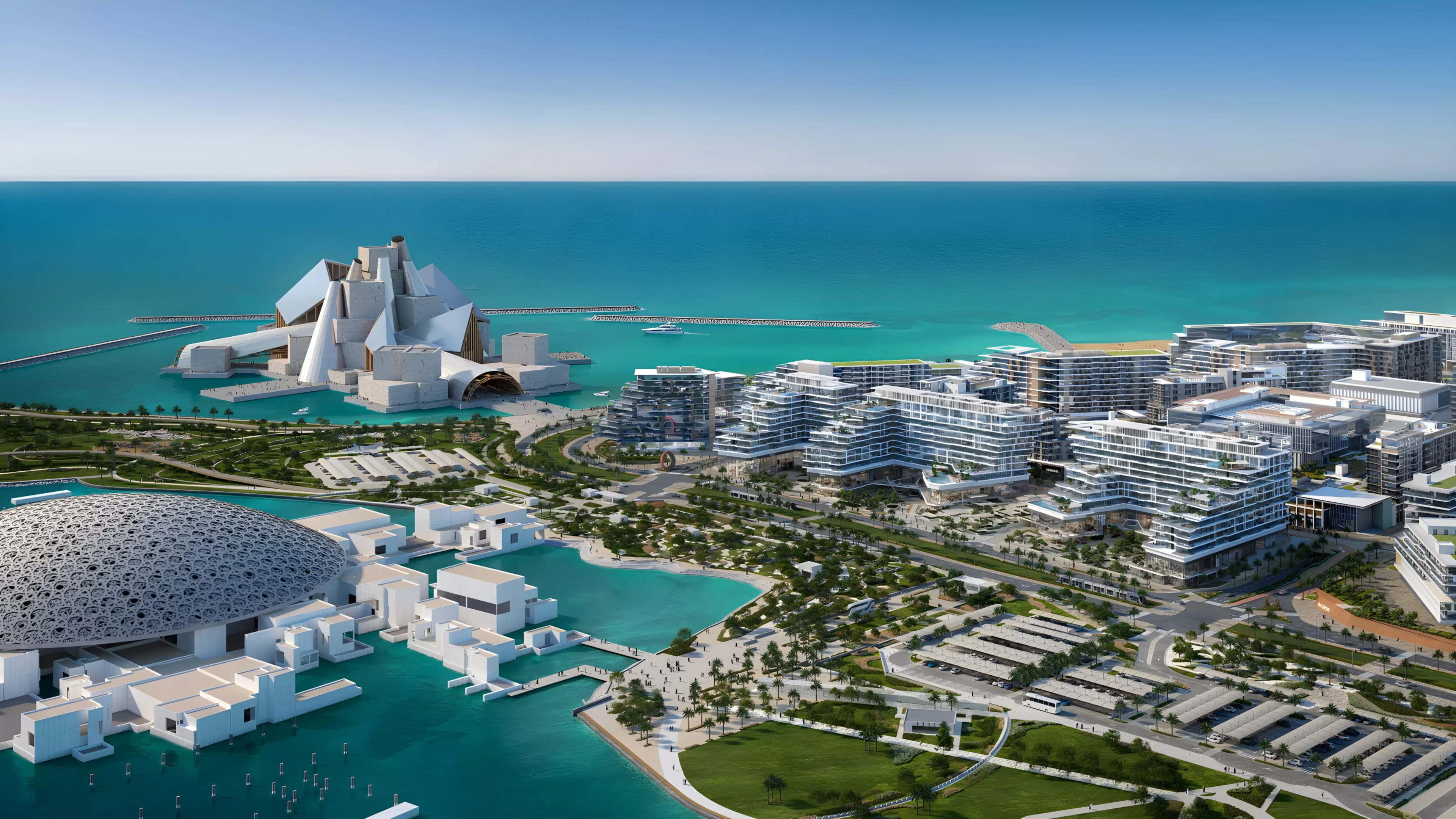 Impressie van Marsa Al Saadiyat, villa's van Aldar Properties in Saadiyat Island, Abu Dhabi