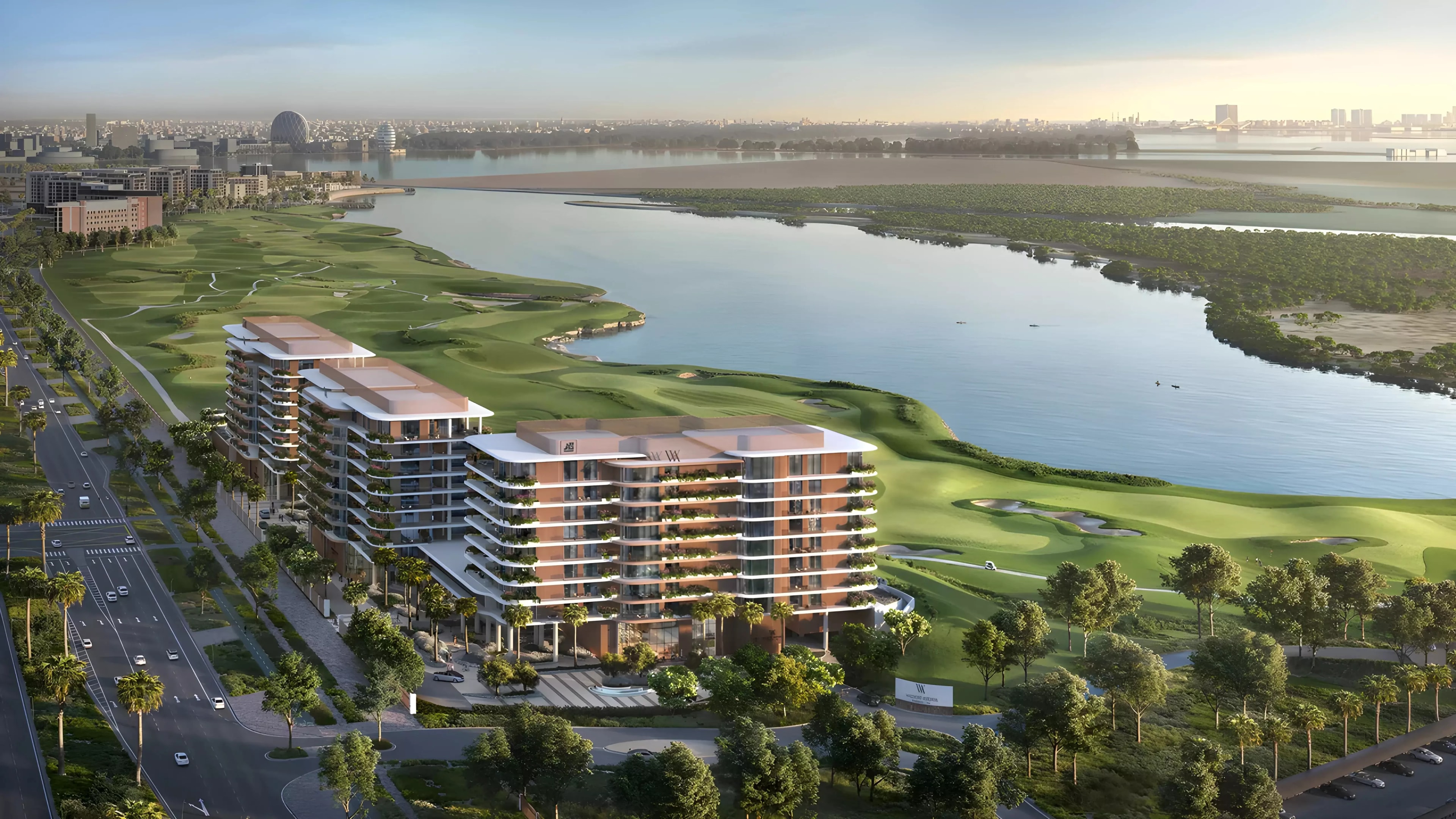 Impressie van Yas Links Luxury Living, woningen van Aldar Properties in Yas Island, Abu Dhabi