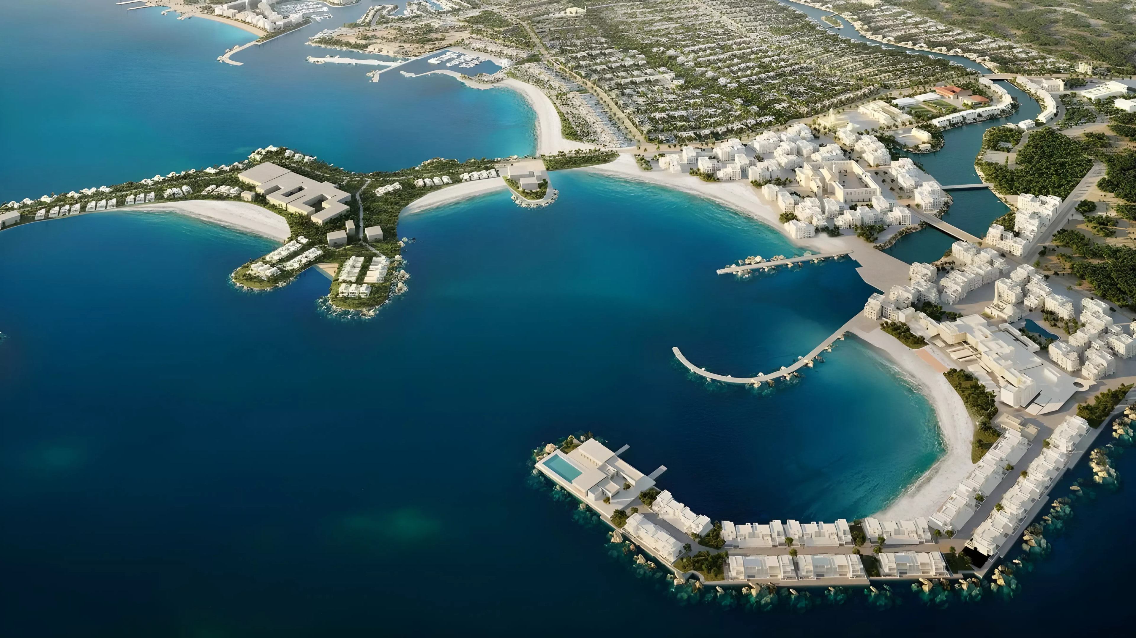 Impressie van Qasr Al Jurf 3B, appartementen van IMKAN in Ghantoot, Abu Dhabi