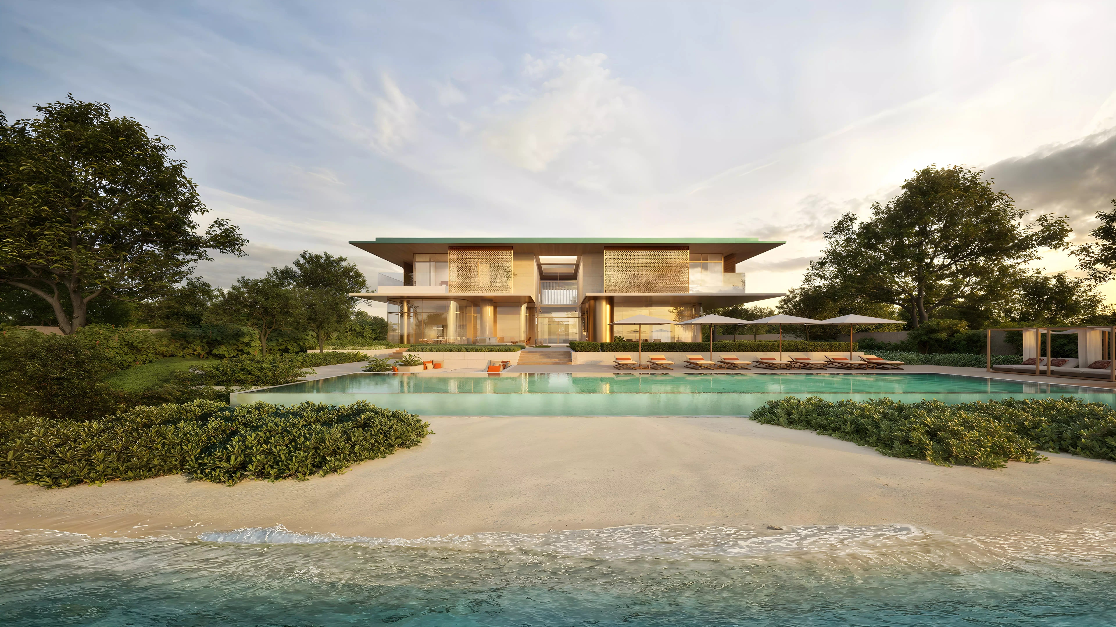 Impressie van Bvlgari Resort & Mansion, villa's van Eagle Hills in Abu Dhabi, Abu Dhabi