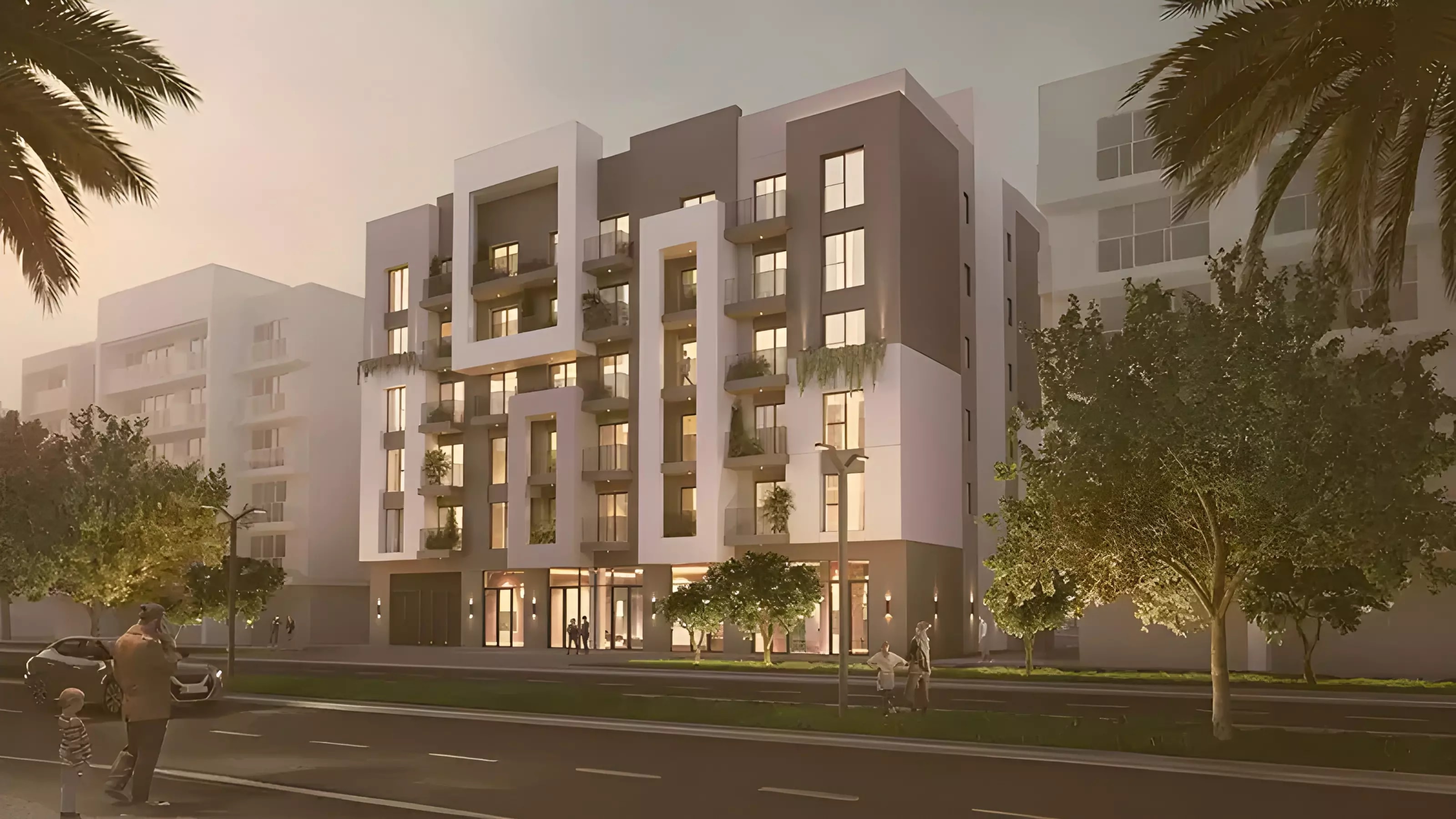 Impressie van Reeman Residence 01, appartementen van Towaiji Real Estate Development in Al Shamkha, Abu Dhabi