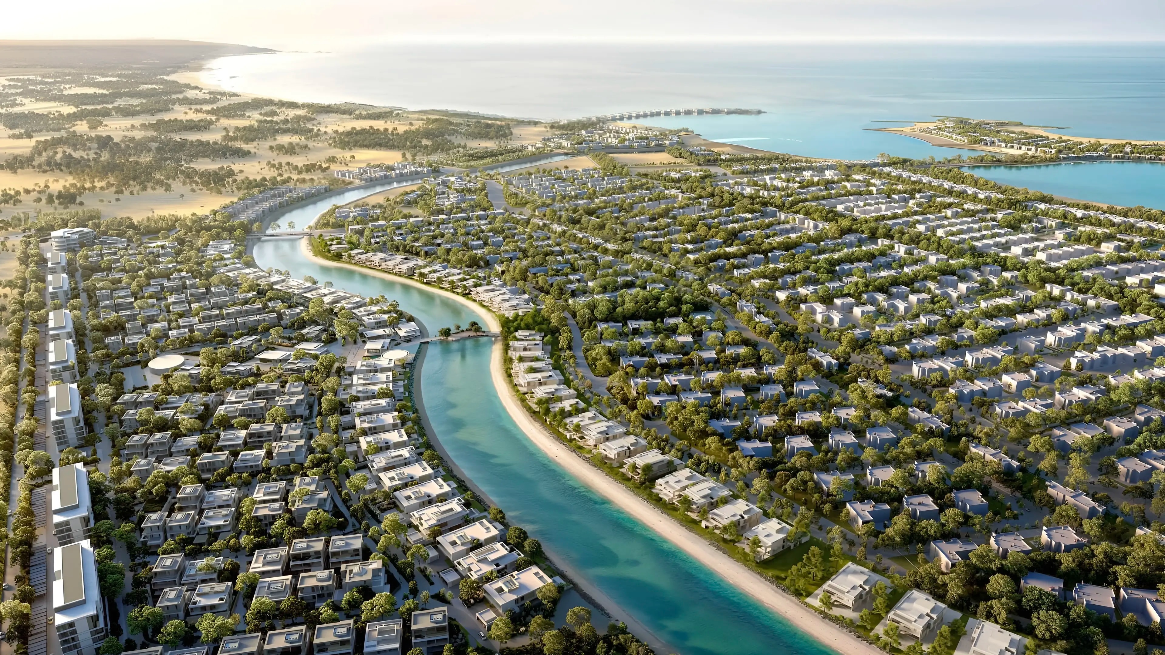 Impressie van Al Jurf Gardens 1.3, villa's van IMKAN in Ghantoot, Abu Dhabi