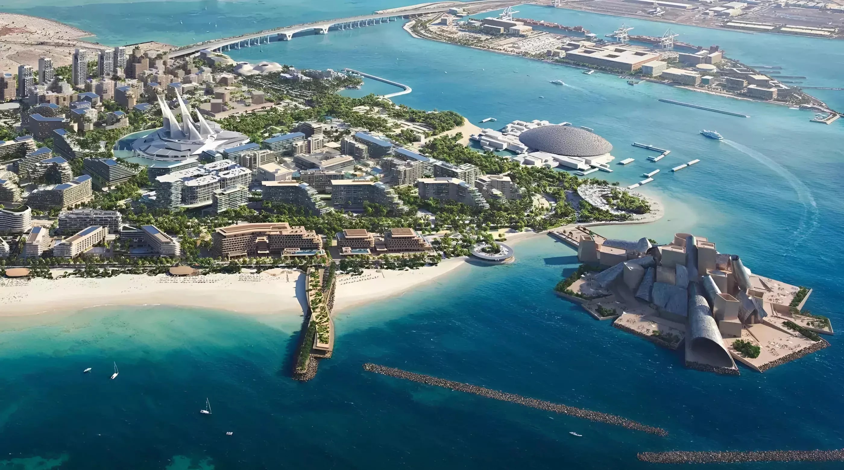Impressie van The Fountain View Residences, appartementen van Aldar Properties in Saadiyat Island, Abu Dhabi