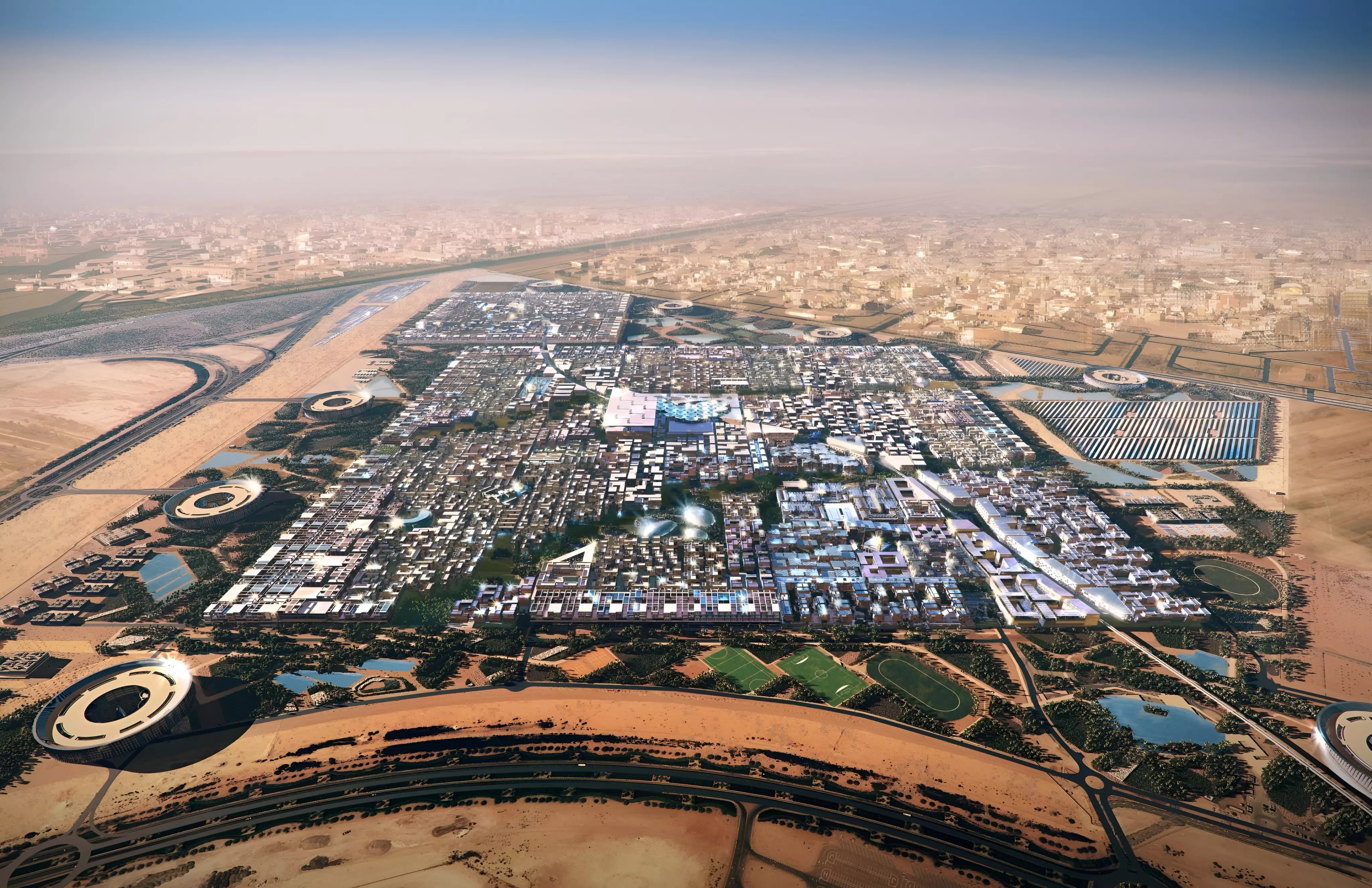 Impressie van Masdar Apartments, appartementen van Advanced Properties in Masdar City, Abu Dhabi