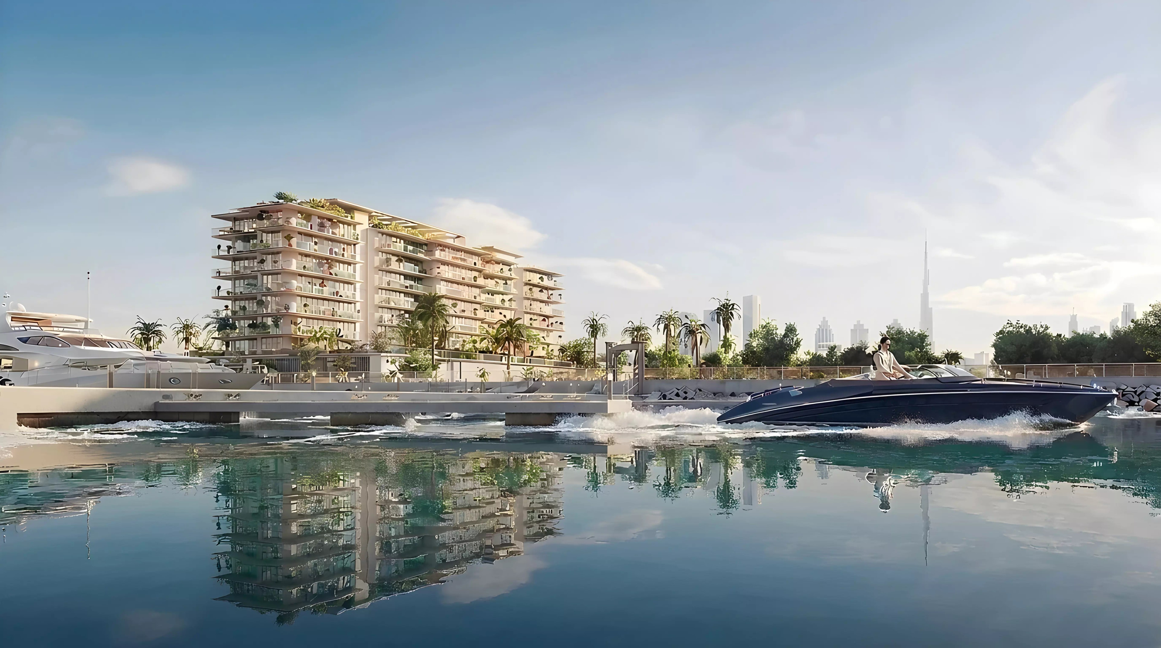 Impressie van Le Chateau Piétrus, appartementen van Mr Eight Development in Dubai Islands, Dubai