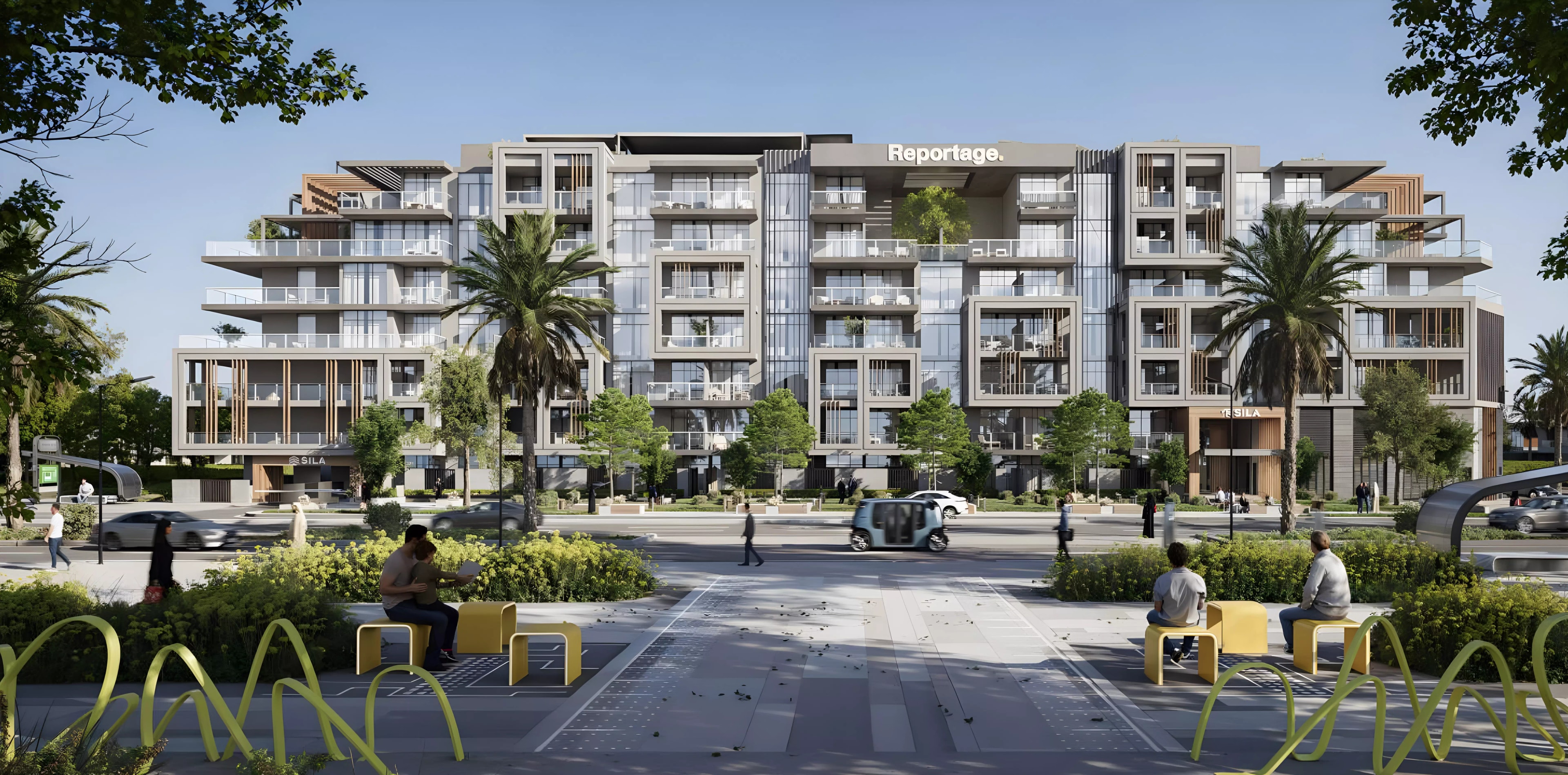 Impressie van Sila by Reportage, woningen van Reportage Real Estate in Masdar City, Abu Dhabi