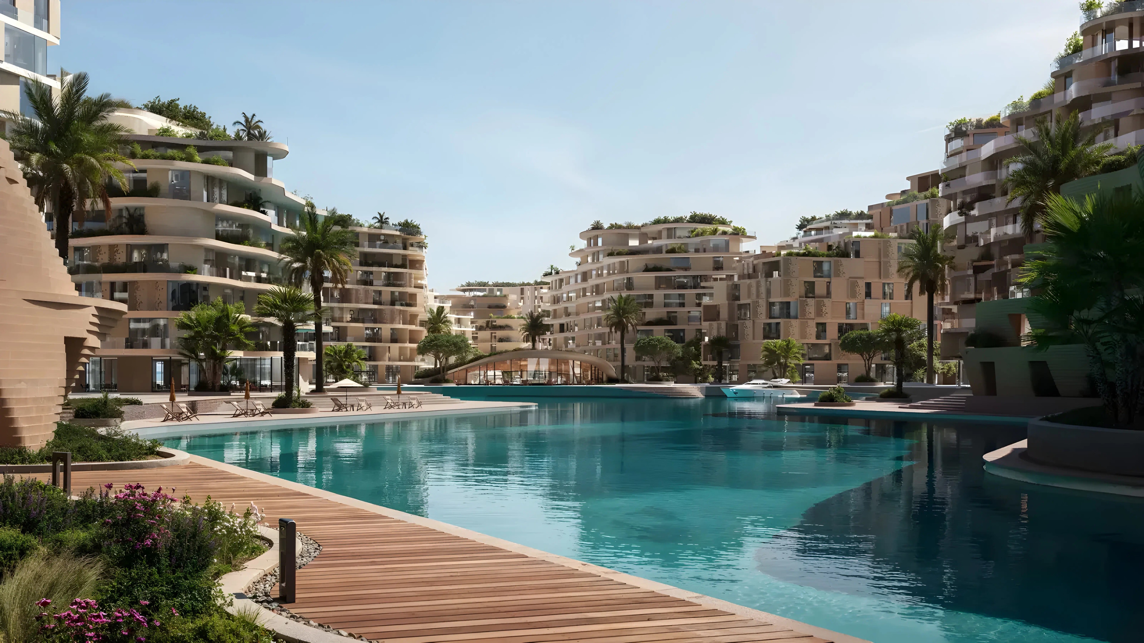 Impressie van The Wadi, woningen van Cosmo Developments in Yas Island, Abu Dhabi